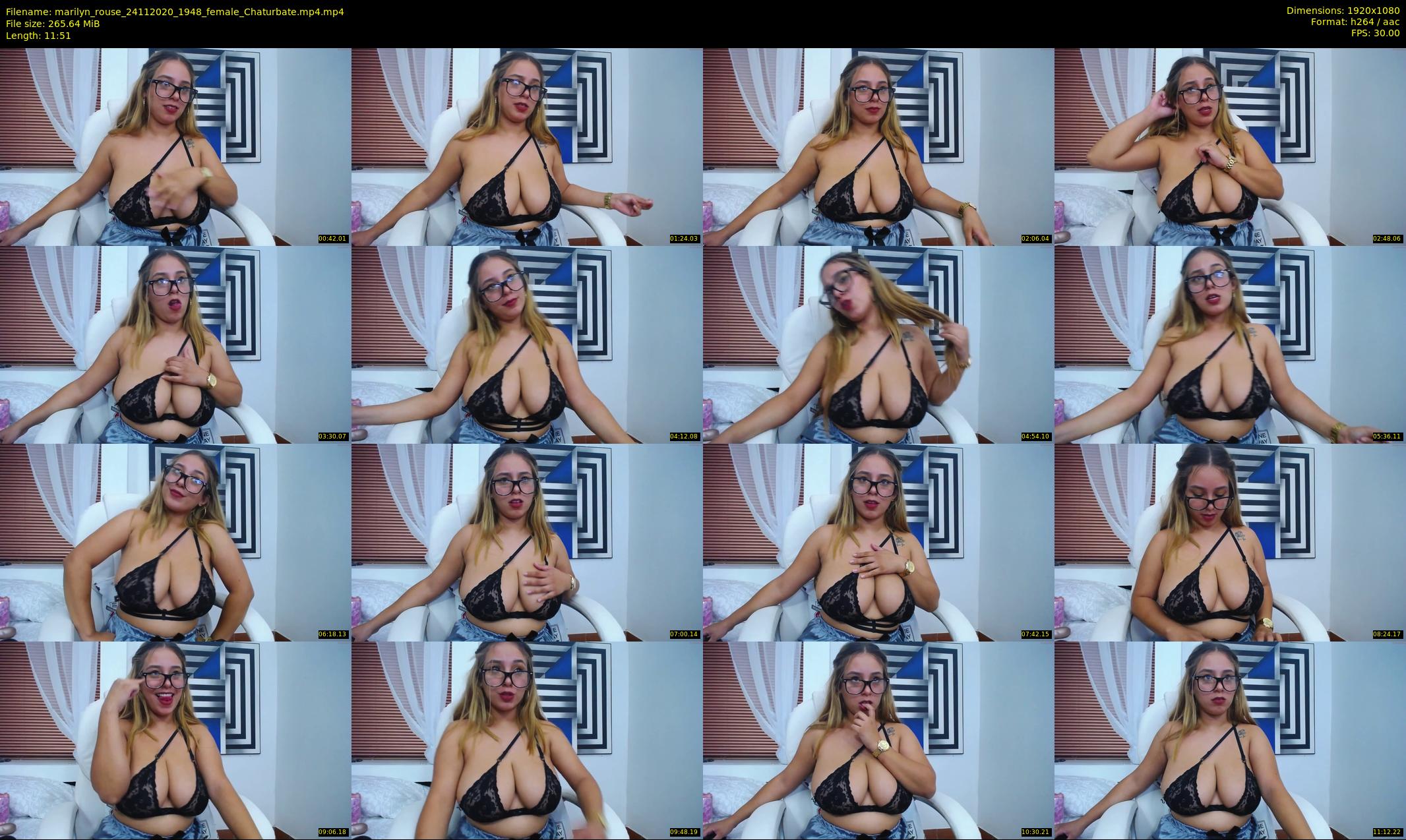 marilyn_rouse — 12 minute Chaturbate female cam show recording, 1080p, Nov 24, 2020