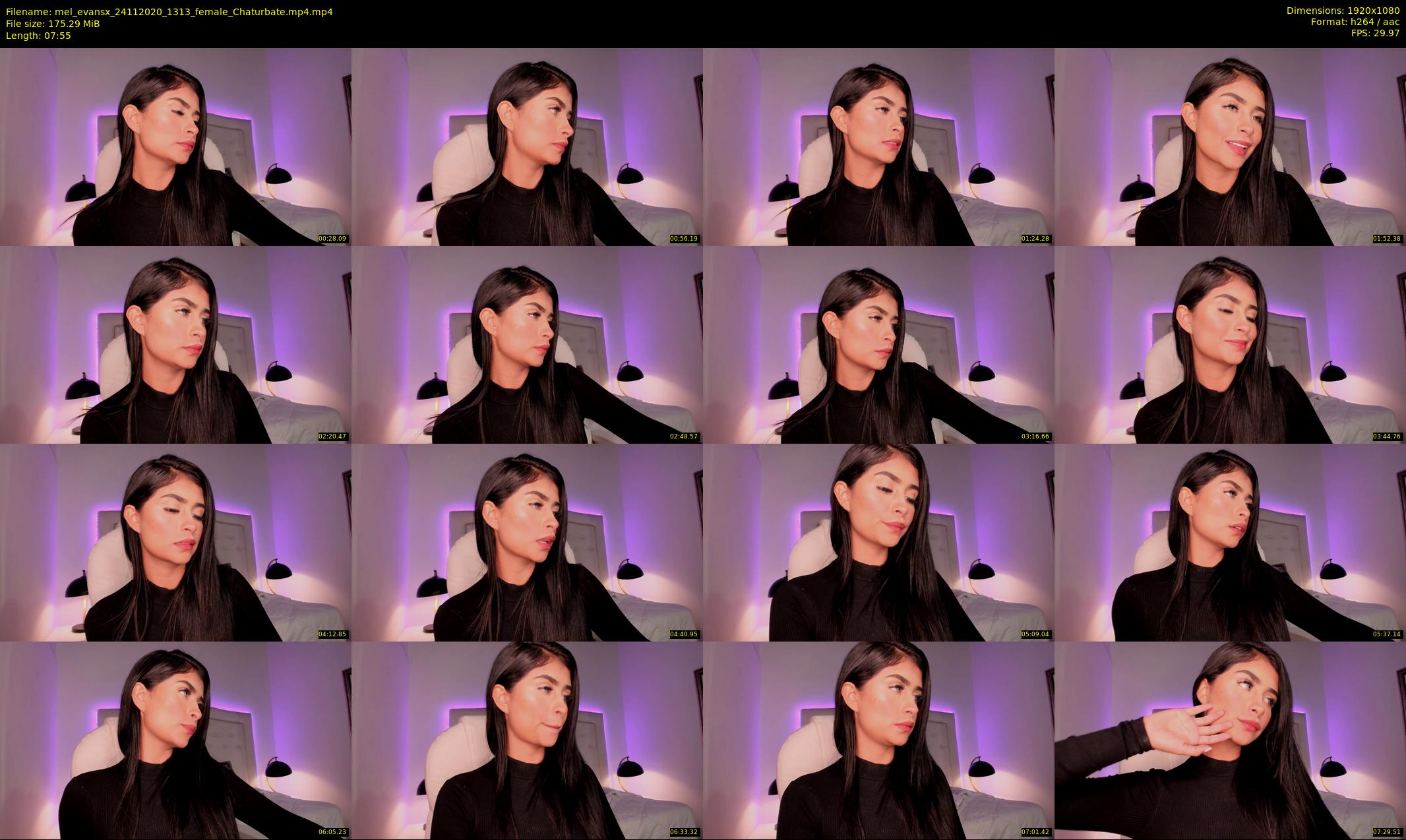 mel_evansx — 8 minute Chaturbate female cam show recording, 1080p, Nov 24, 2020