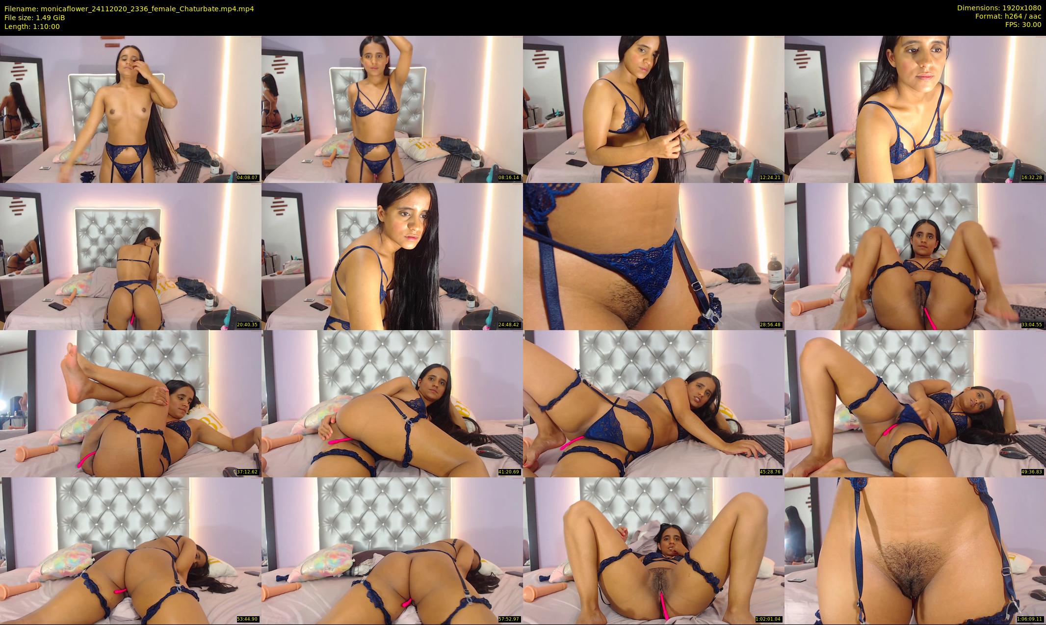 monicaflower — 70 minute Chaturbate female cam show recording, 1080p, Nov 24, 2020