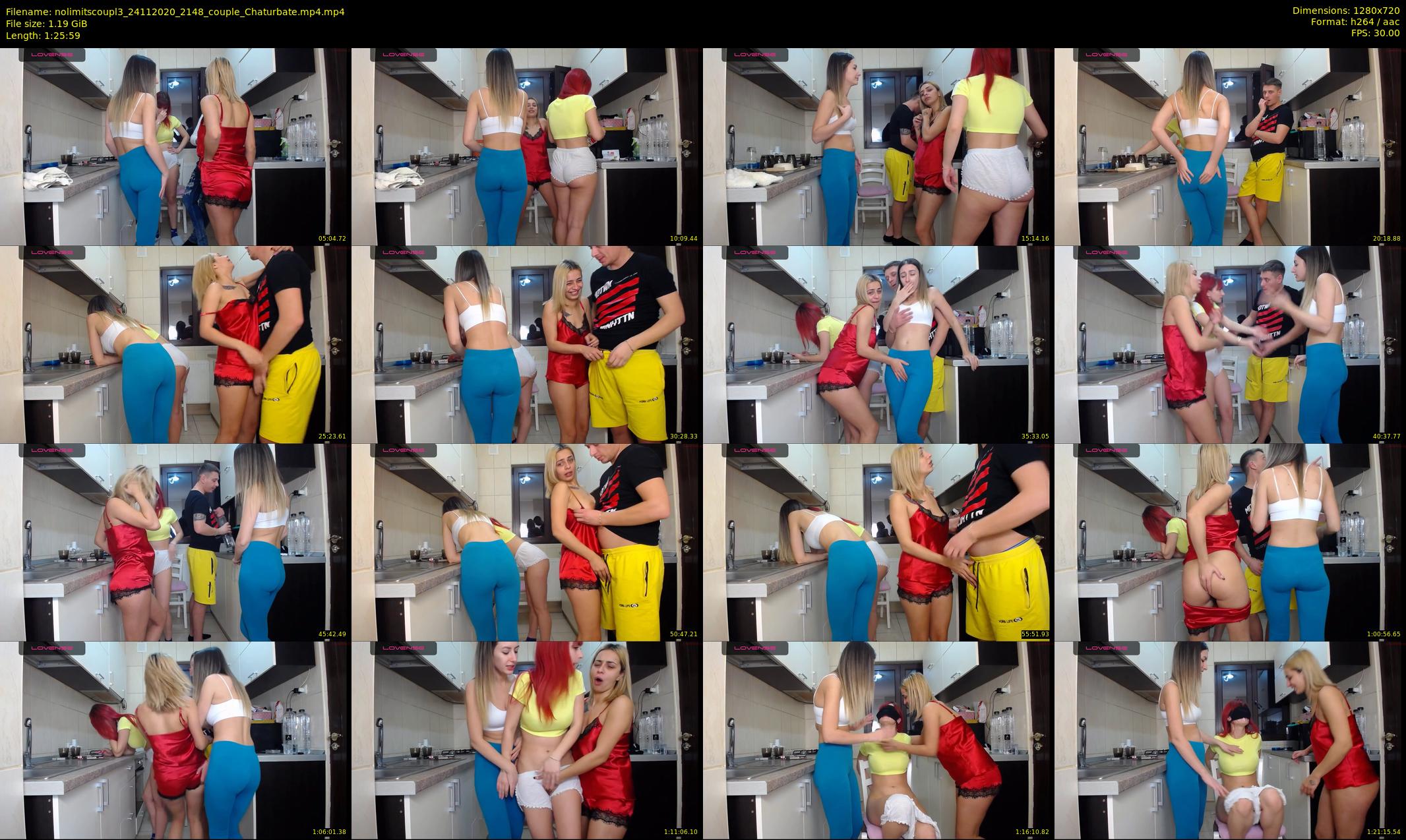nolimitscoupl3 — 86 minute Chaturbate couple cam show recording, 720p, Nov 24, 2020