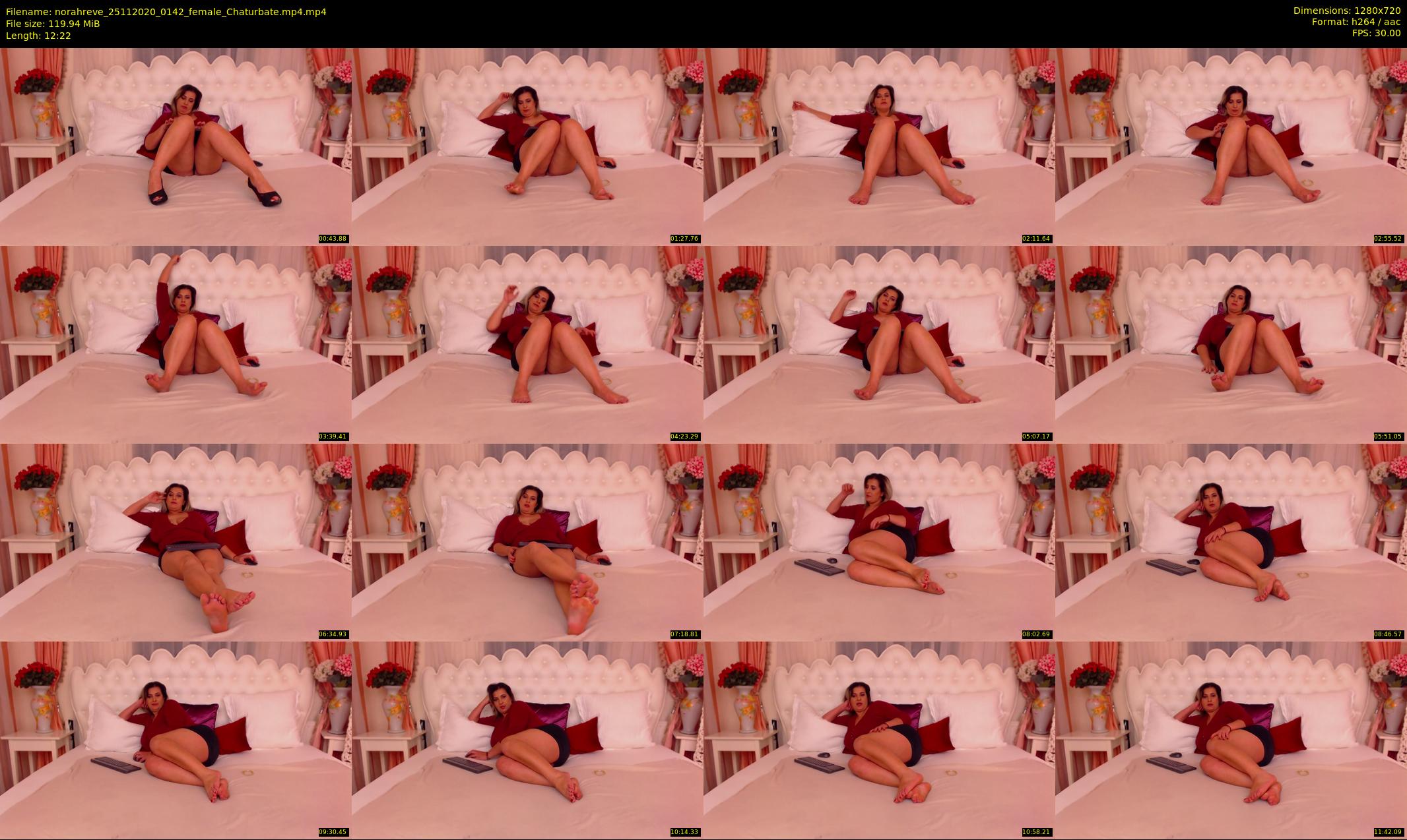 norahreve — 13 minute Chaturbate female cam show recording, 720p, Nov 25, 2020