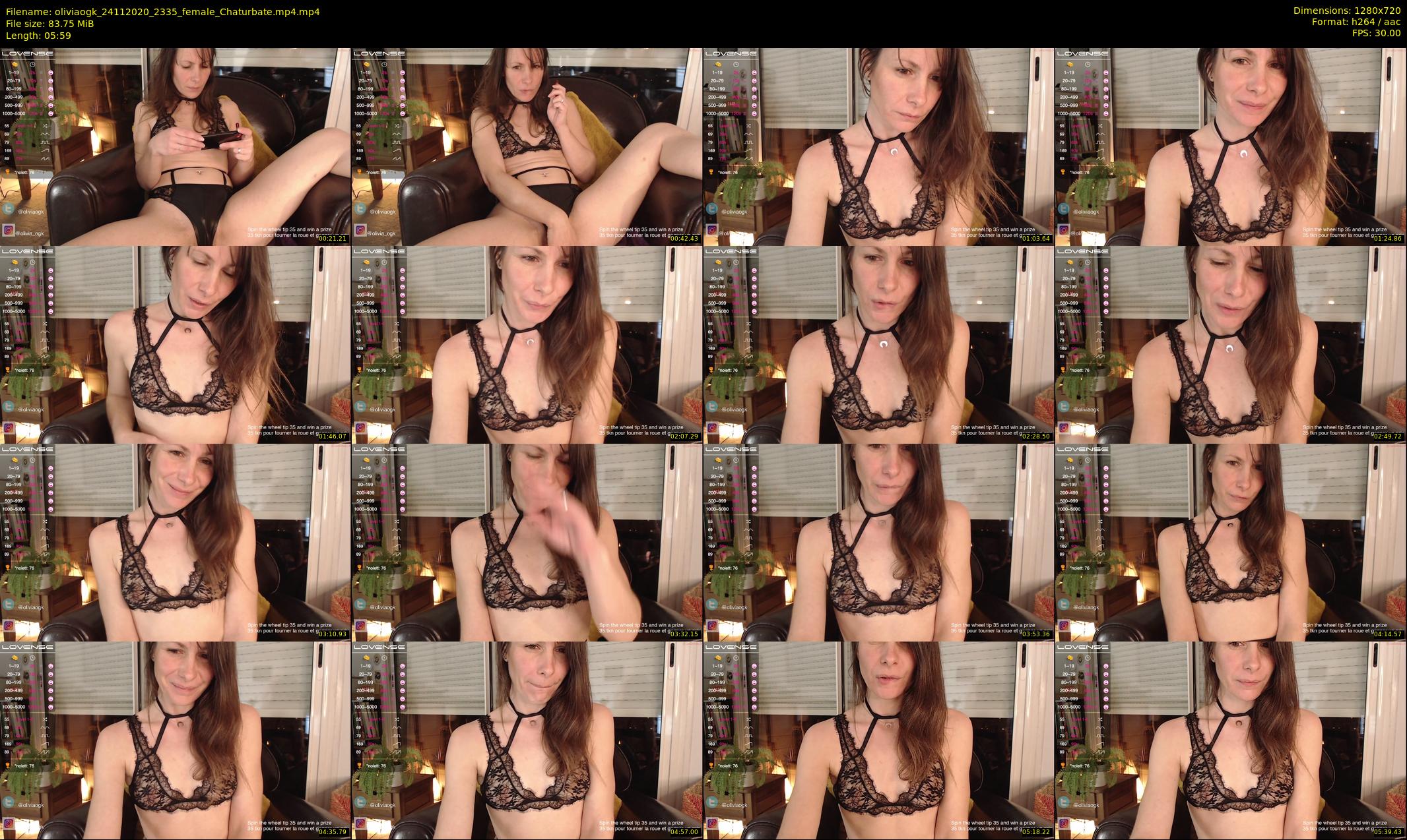 oliviaogk — 6 minute Chaturbate female cam show recording, 720p, Nov 24, 2020