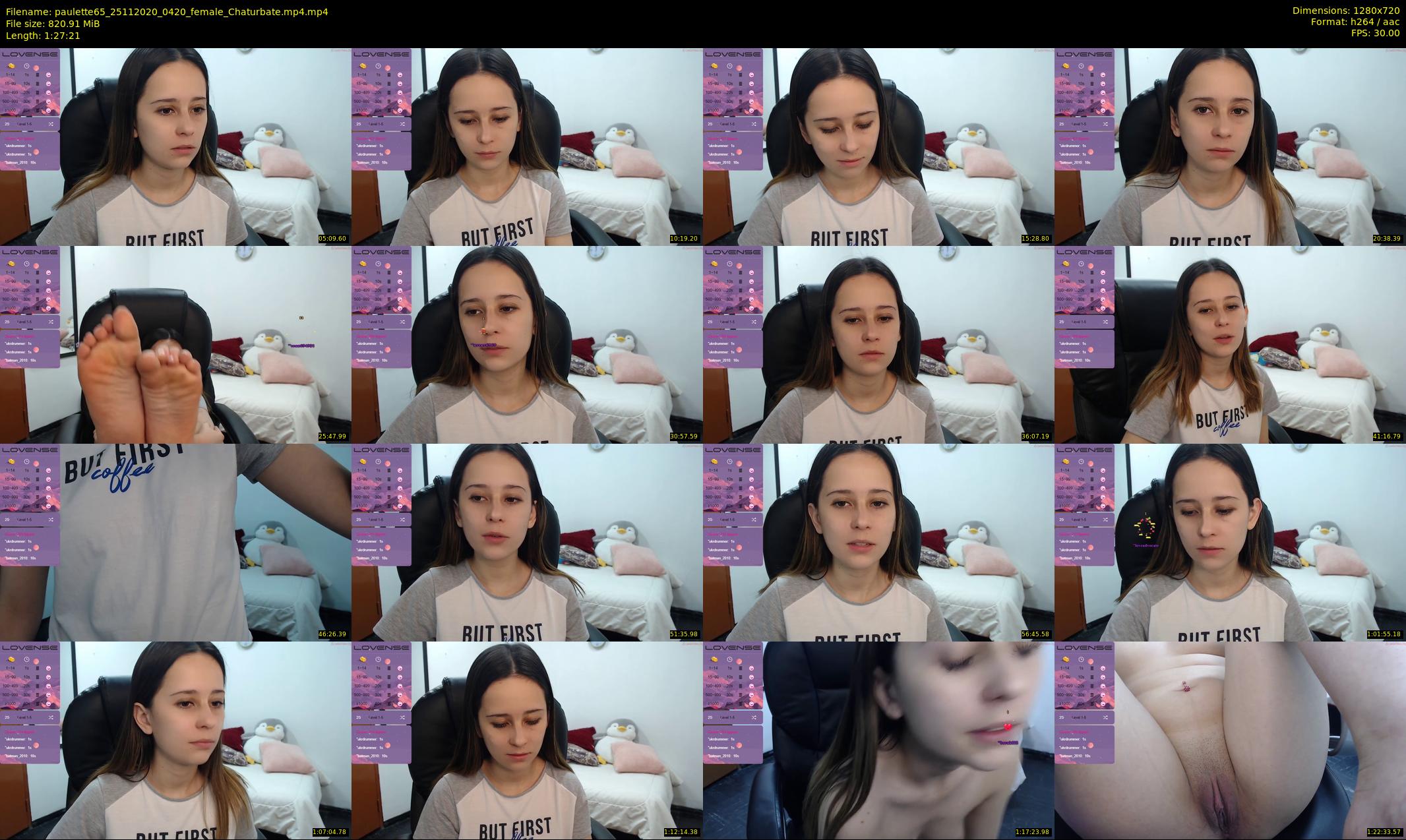 paulette65 — 88 minute Chaturbate female cam show recording, 720p, Nov 25, 2020