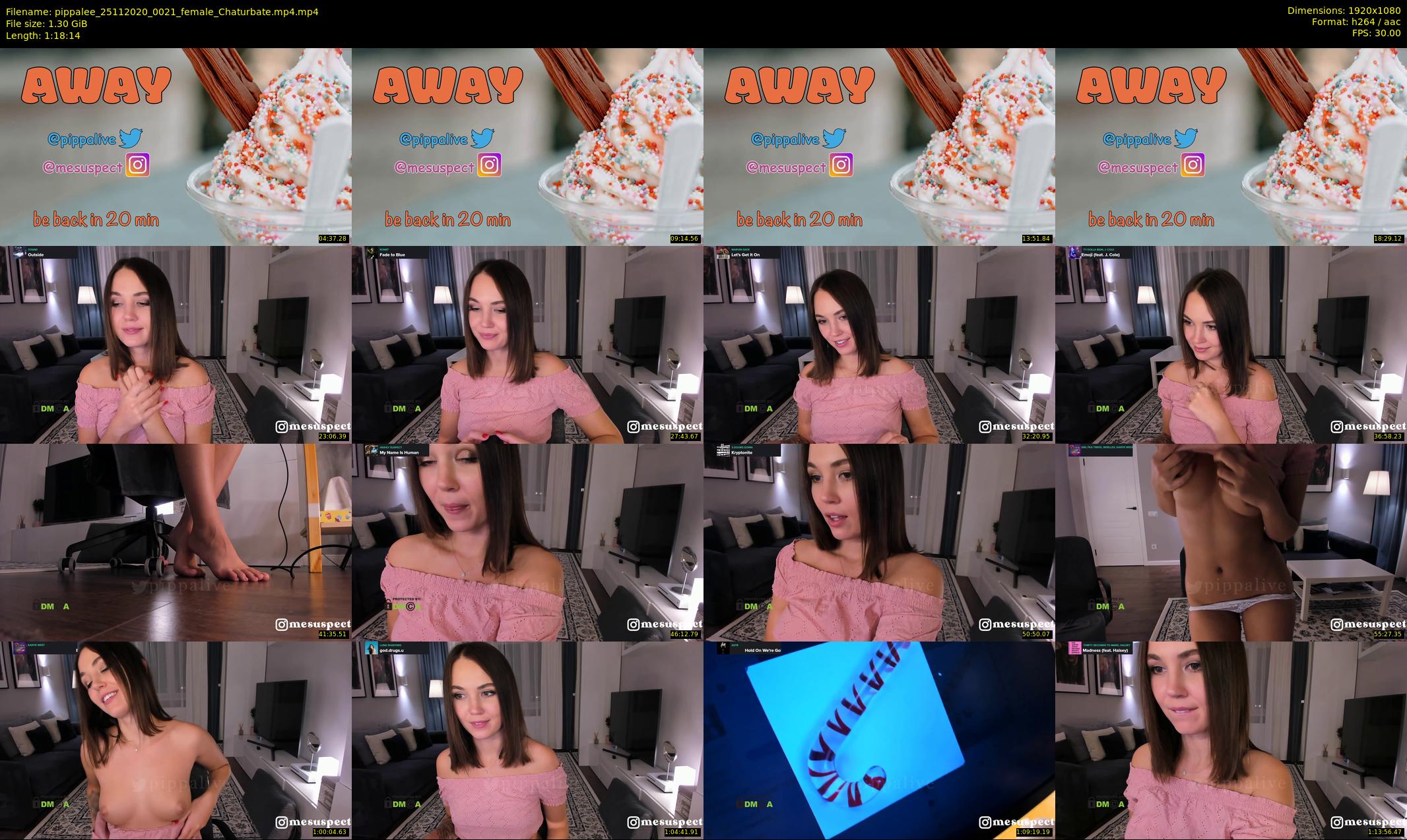 pippalee — 79 minute Chaturbate female cam show recording, 1080p, Nov 25, 2020