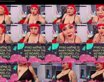 pyrowayne — 12 minute Chaturbate female cam show recording, 720p, Nov 25, 2020