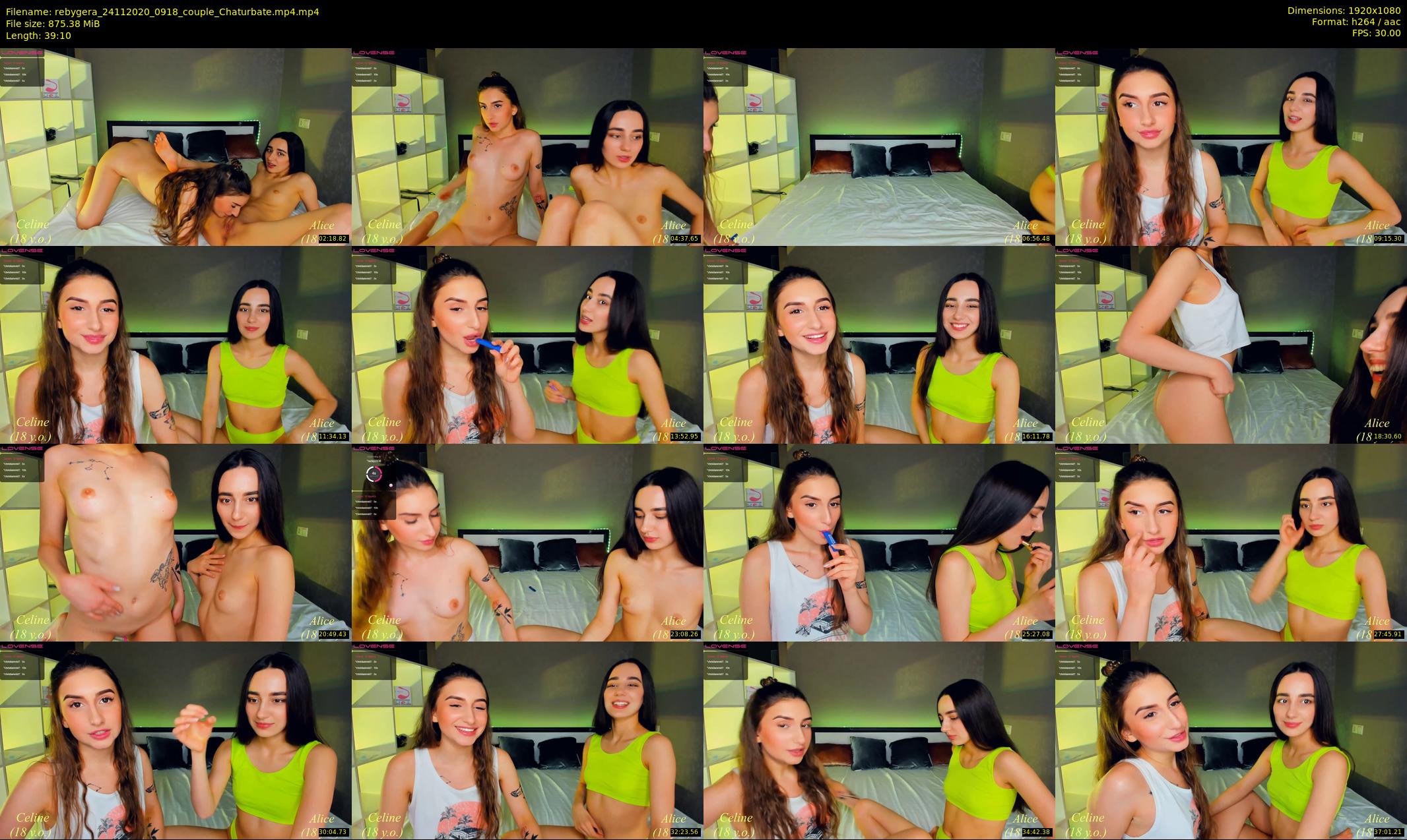 rebygera — 40 minute Chaturbate couple cam show recording, 1080p, Nov 24, 2020