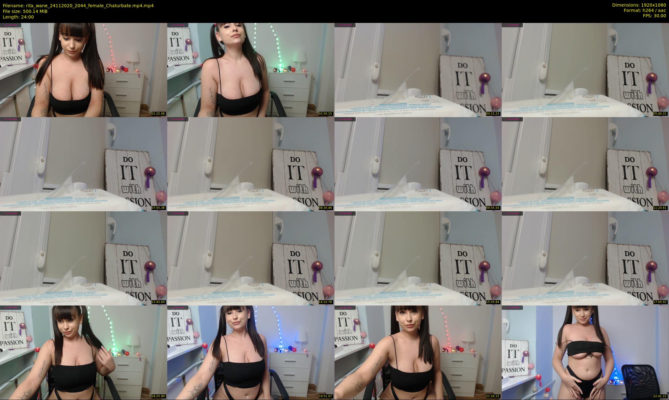 rita_wane — 24 minute Chaturbate female cam show recording, 1080p, Nov 24, 2020