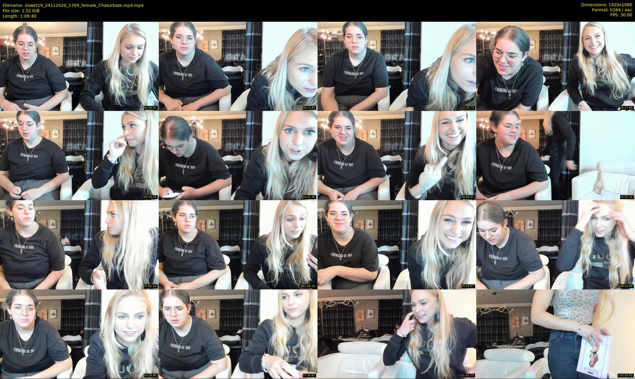 siswet19 — 70 minute Chaturbate female cam show recording, 1080p, Nov 24, 2020
