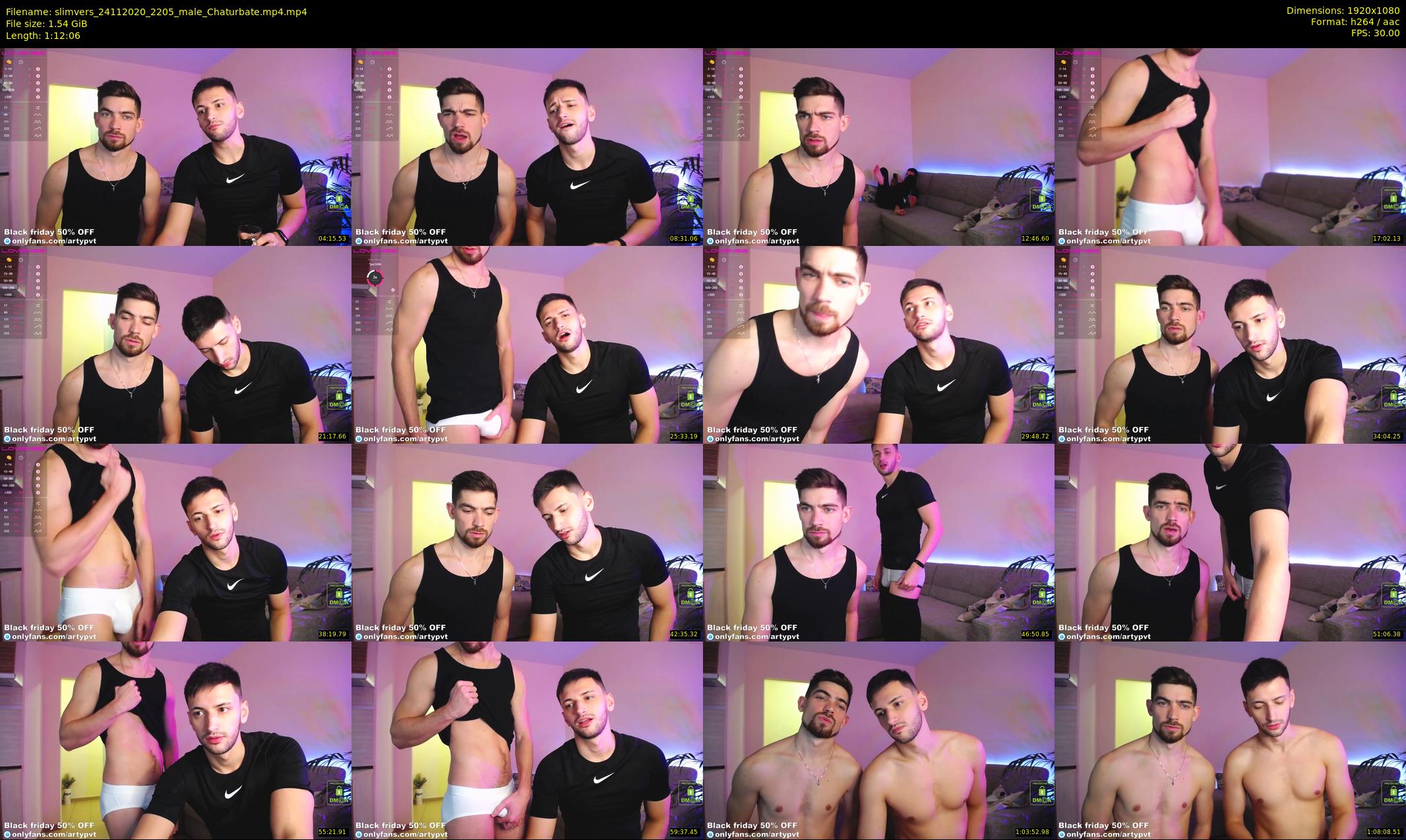 slimvers — 73 minute Chaturbate male cam show recording, 1080p, Nov 24, 2020