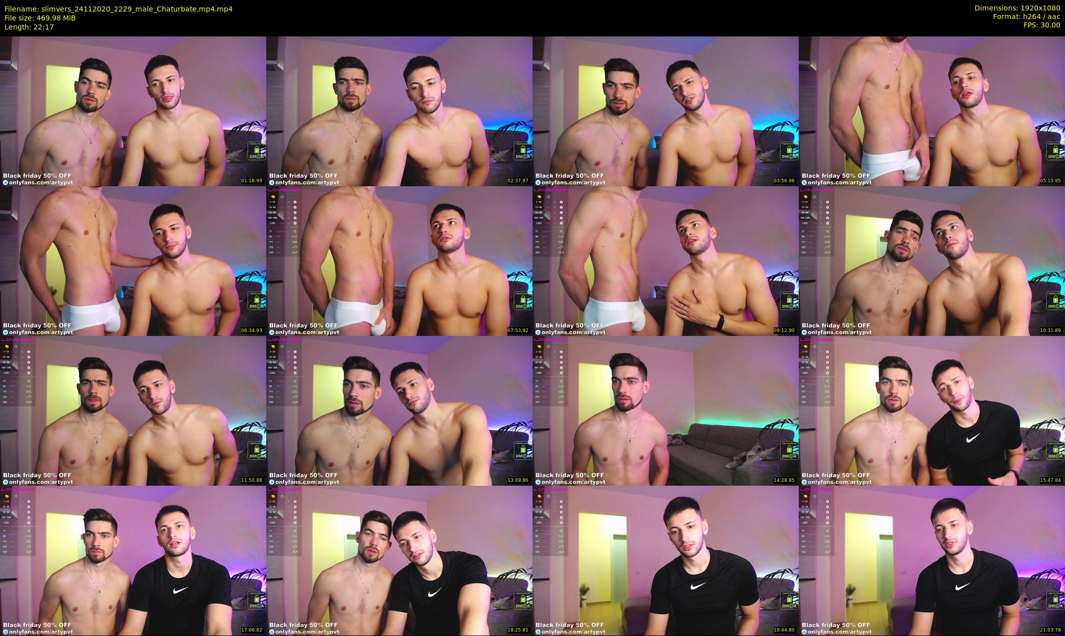 slimvers — 23 minute Chaturbate male cam show recording, 1080p, Nov 24, 2020