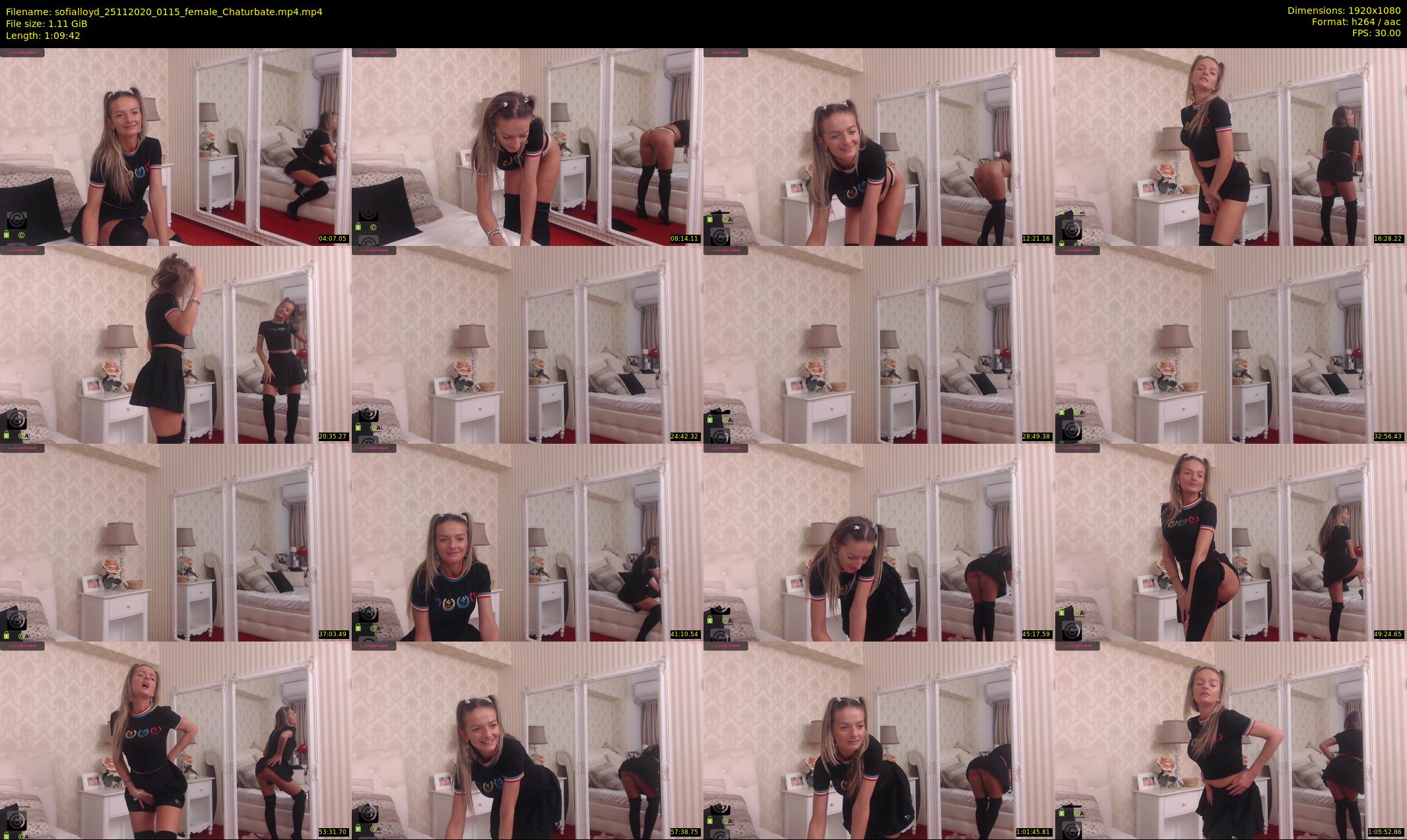 sofialloyd — 70 minute Chaturbate female cam show recording, 1080p, Nov 25, 2020