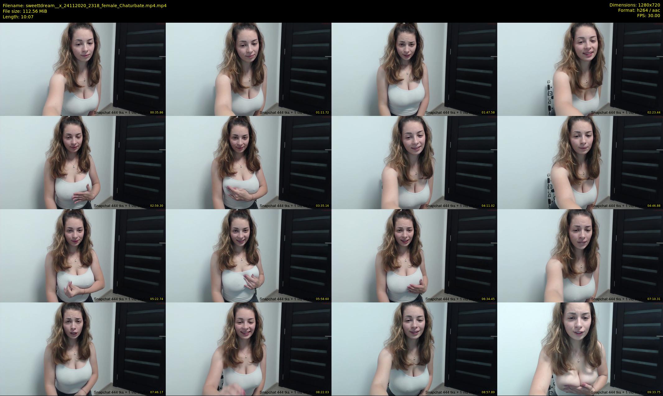 sweettdream__x — 11 minute Chaturbate female cam show recording, 720p, Nov 24, 2020