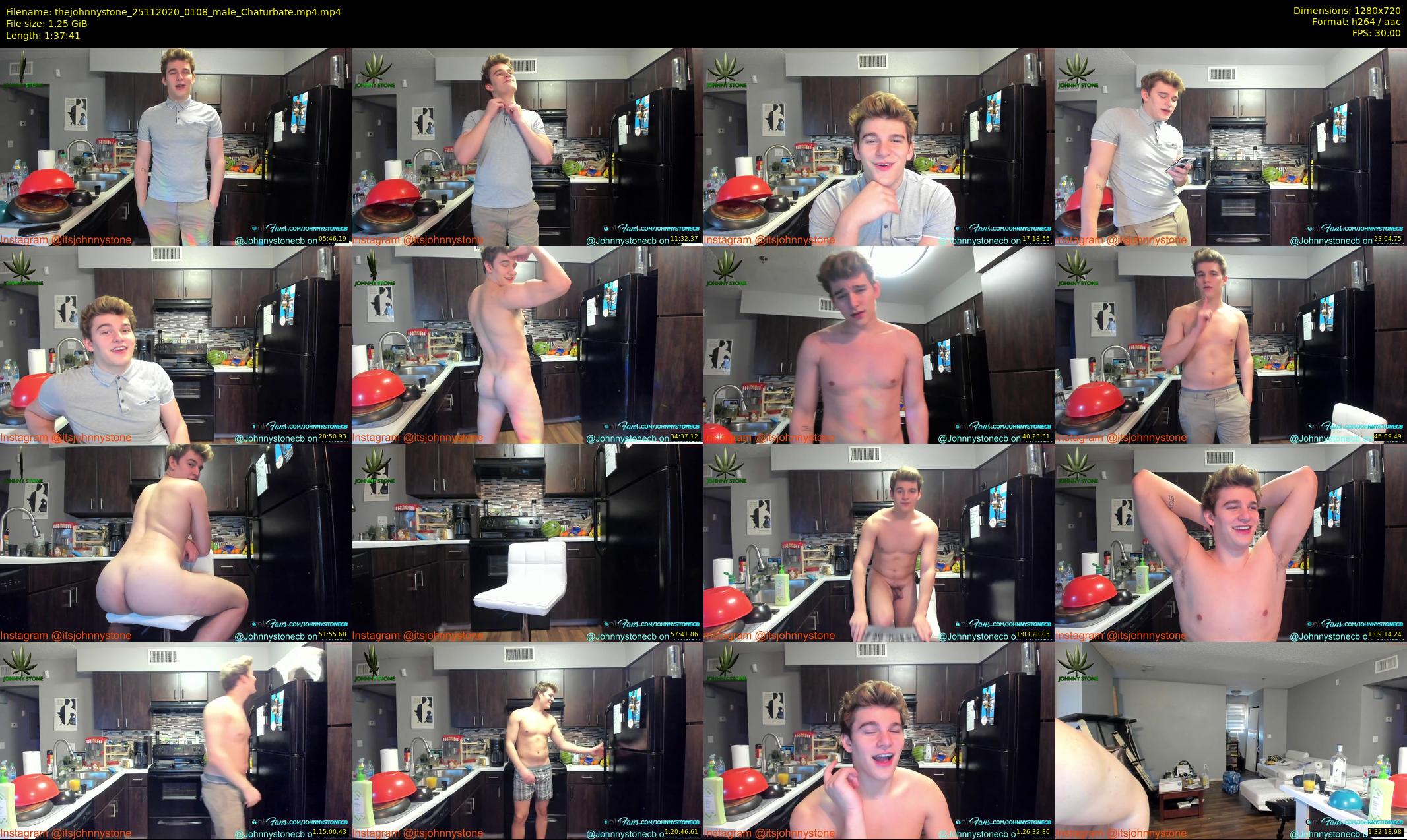 thejohnnystone — 98 minute Chaturbate male cam show recording, 720p, Nov 25, 2020