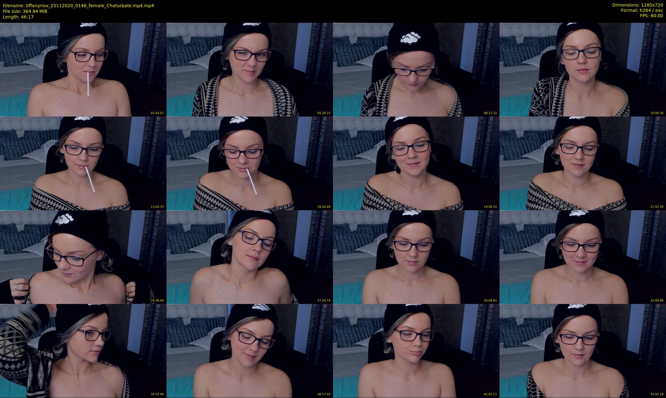 tiffanyriox — 47 minute Chaturbate female cam show recording, 720p, Nov 25, 2020