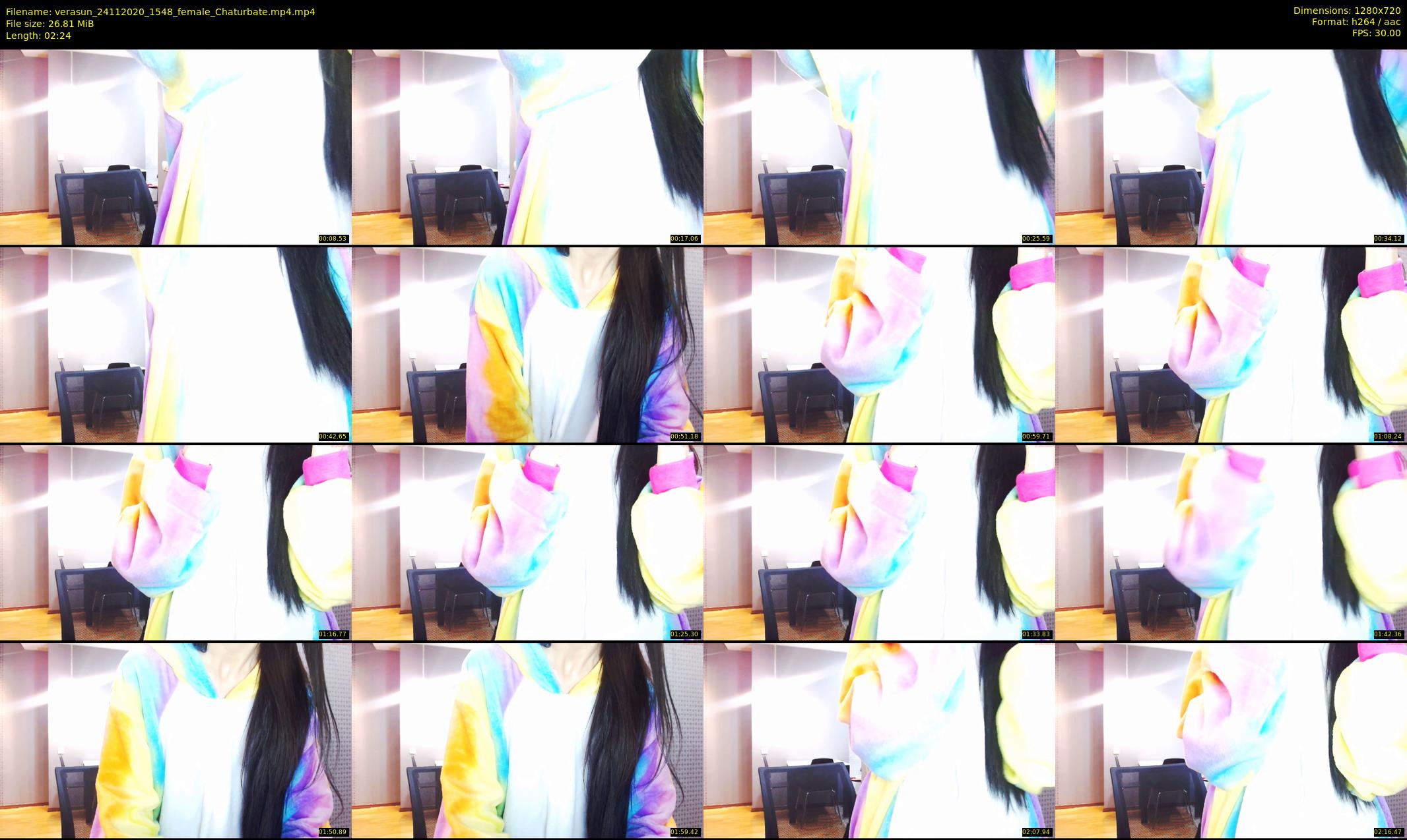 verasun — 3 minute Chaturbate female cam show recording, 720p, Nov 24, 2020