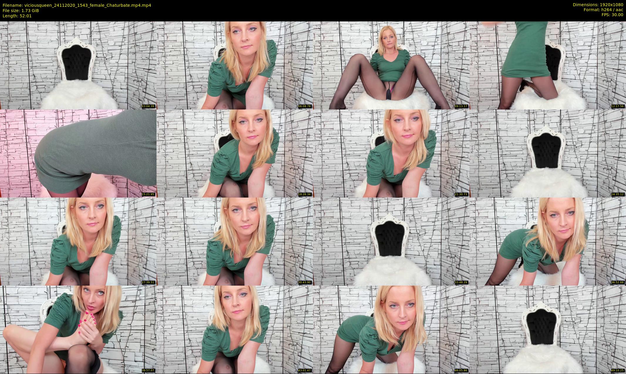 viciousqueen — 53 minute Chaturbate female cam show recording, 1080p, Nov 24, 2020