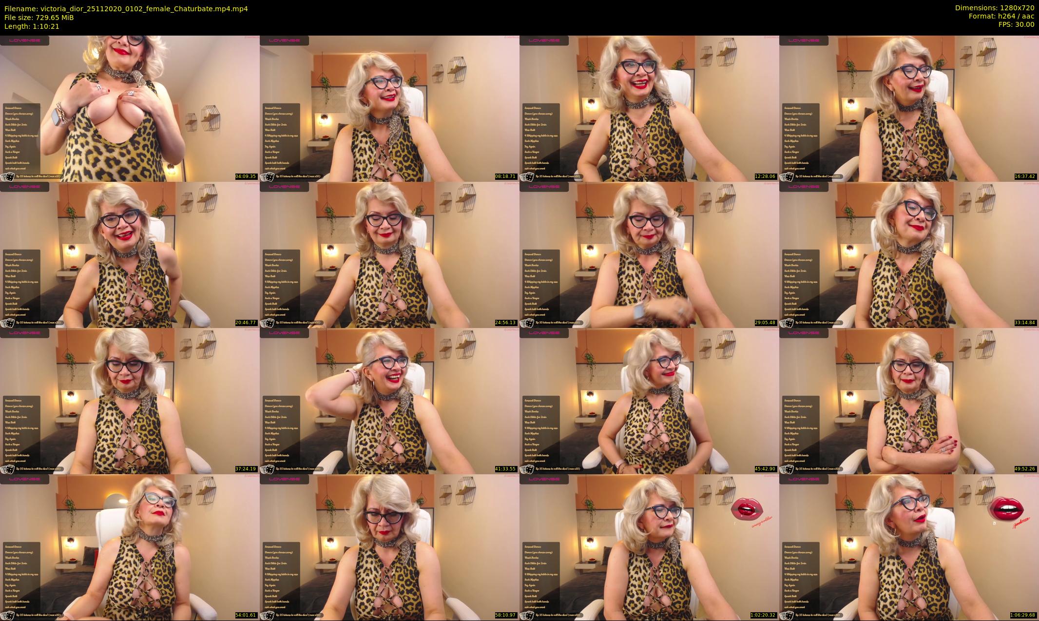 victoria_dior — 71 minute Chaturbate female cam show recording, 720p, Nov 25, 2020