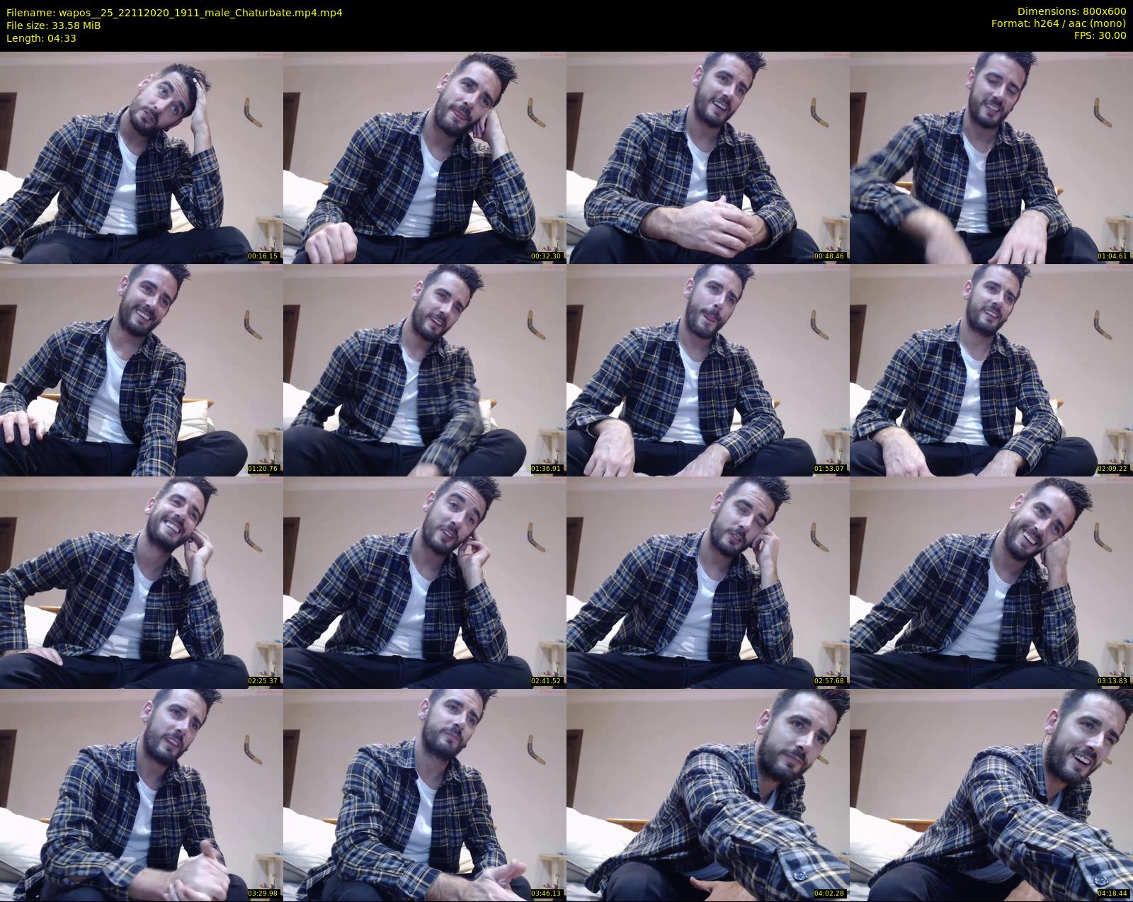 wapos__25 — 5 minute Chaturbate male cam show recording, 480p, Nov 22, 2020