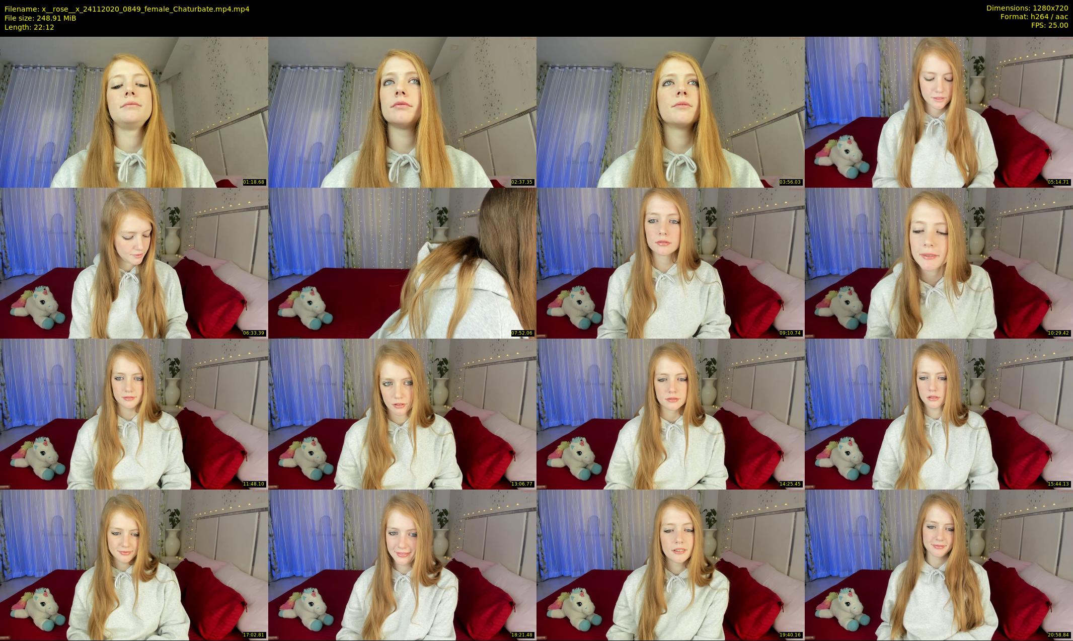 x__rose__x — 23 minute Chaturbate female cam show recording, 720p, Nov 24, 2020