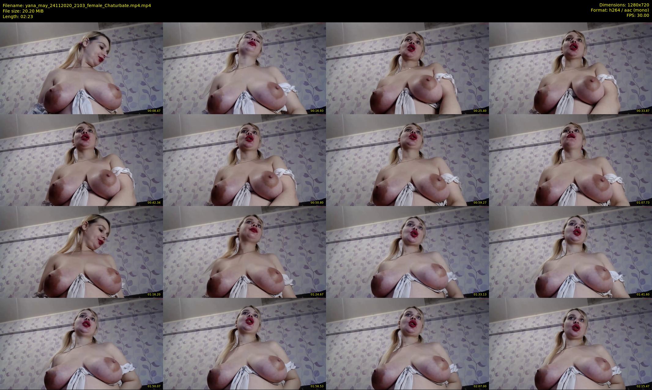 yana_may — 3 minute Chaturbate female cam show recording, 720p, Nov 24, 2020