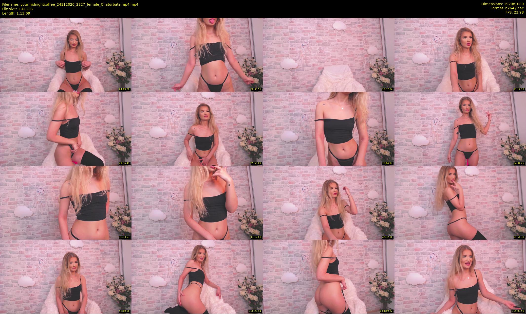 yourmidnightcoffee — 74 minute Chaturbate female cam show recording, 1080p, Nov 24, 2020