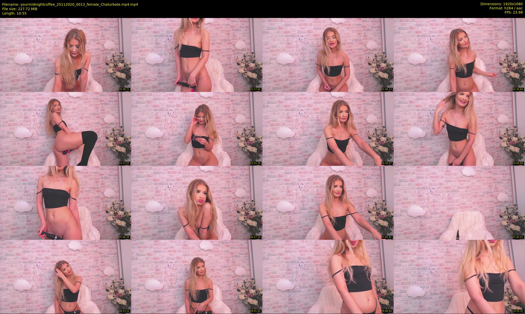 yourmidnightcoffee — 11 minute Chaturbate female cam show recording, 1080p, Nov 25, 2020