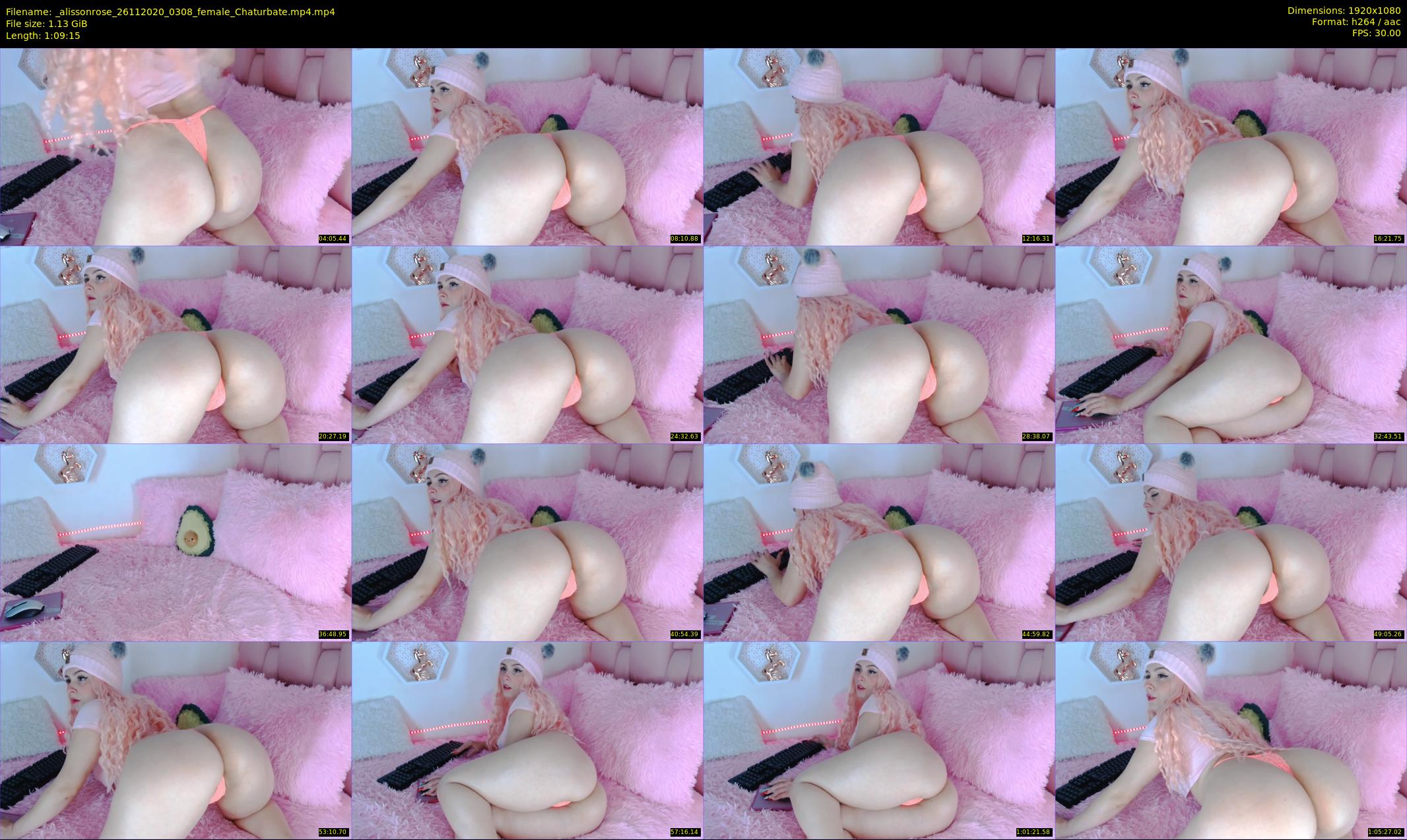 _alissonrose — 70 minute Chaturbate female cam show recording, 1080p, Nov 26, 2020