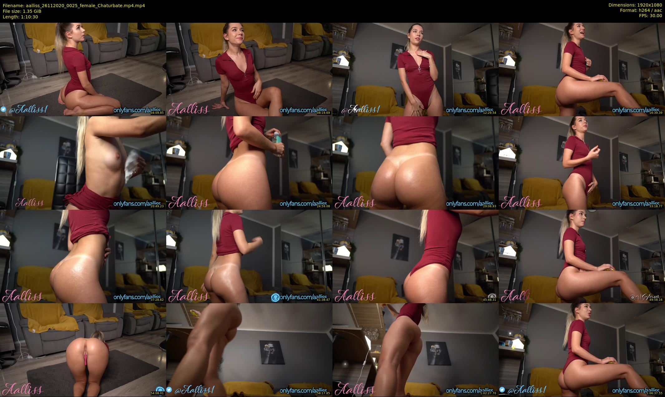 aalliss — 71 minute Chaturbate female cam show recording, 1080p, Nov 26, 2020