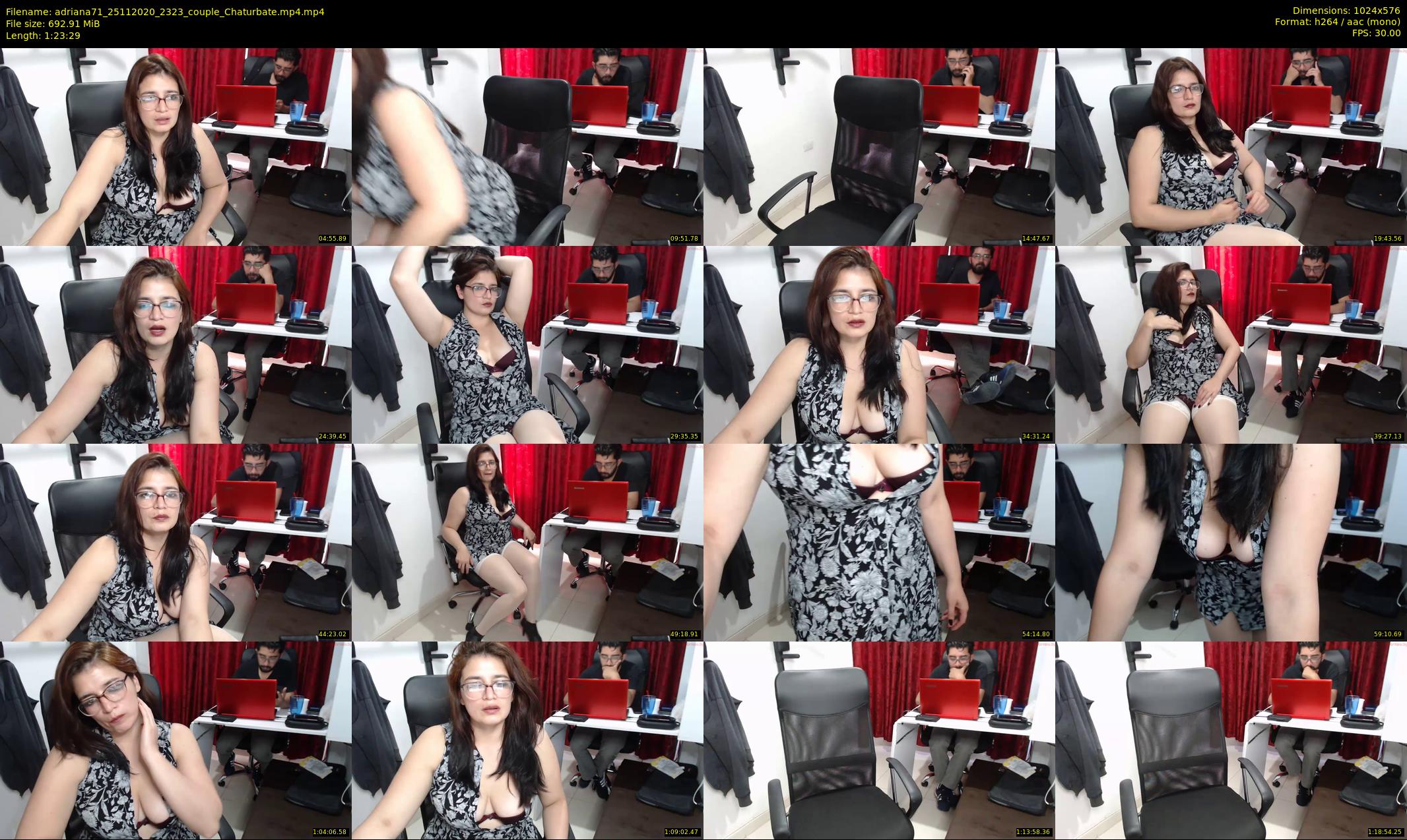 adriana71 — 84 minute Chaturbate couple cam show recording, 480p, Nov 25, 2020