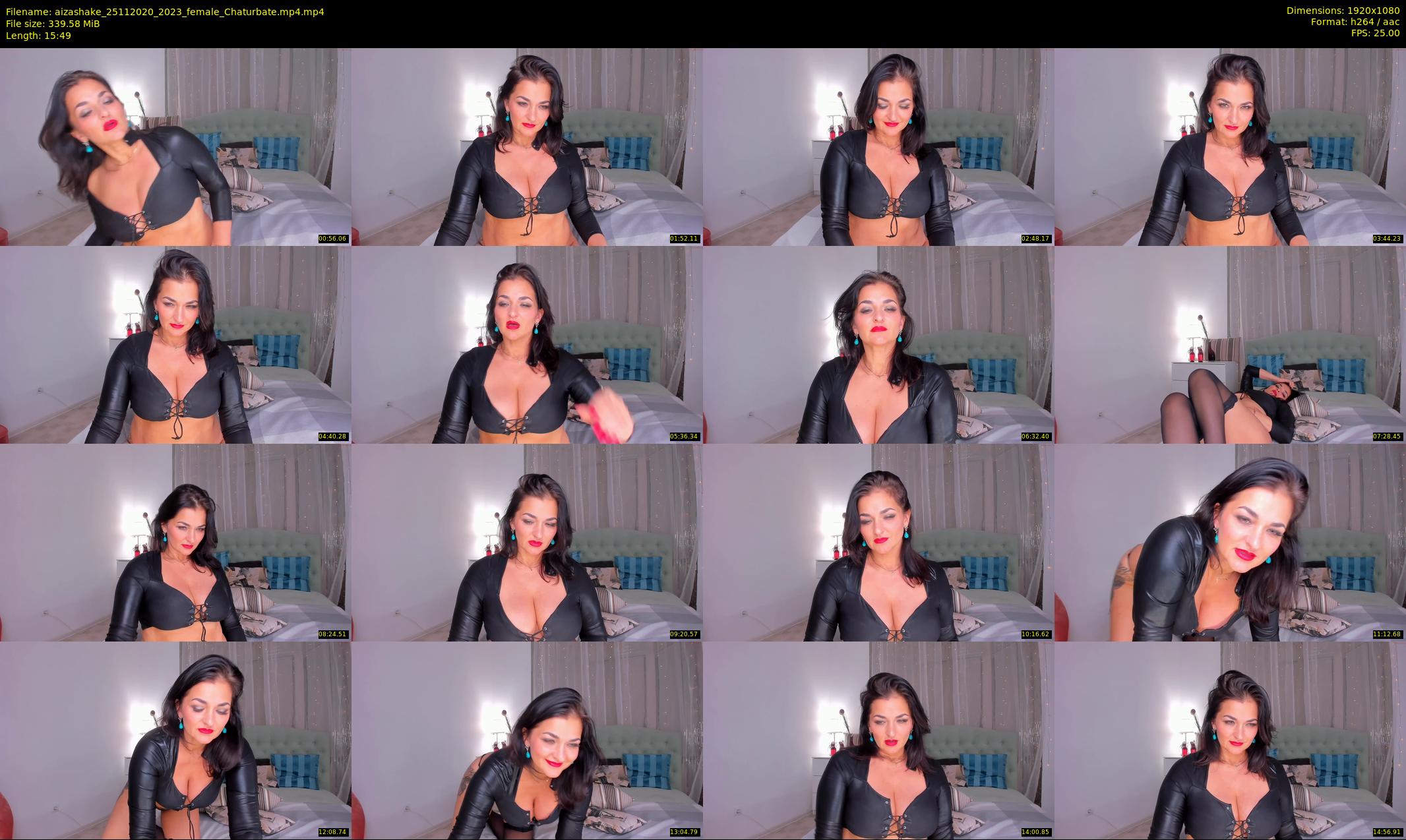 aizashake — 16 minute Chaturbate female cam show recording, 1080p, Nov 25, 2020
