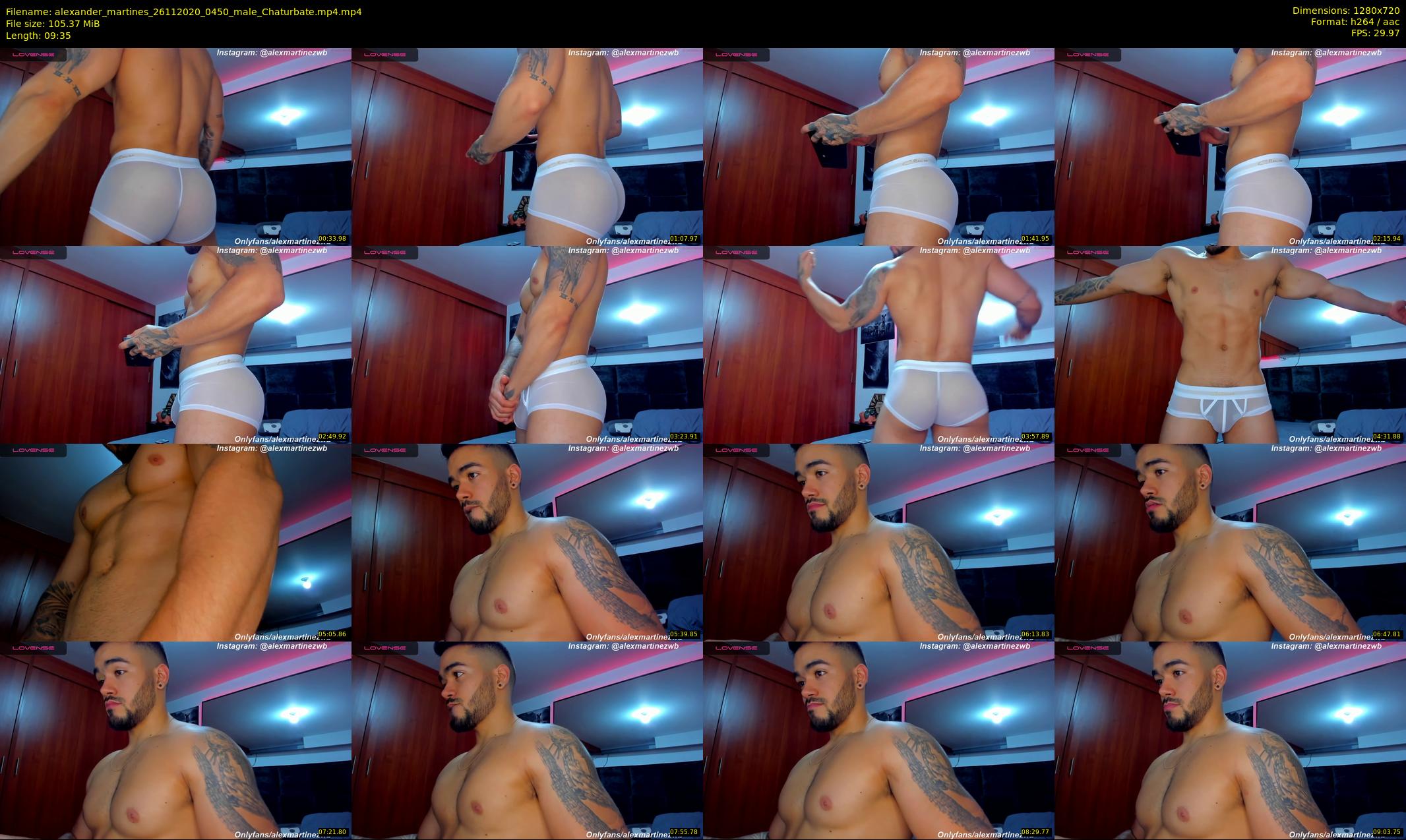 alexander_martines — 10 minute Chaturbate male cam show recording, 720p, Nov 26, 2020