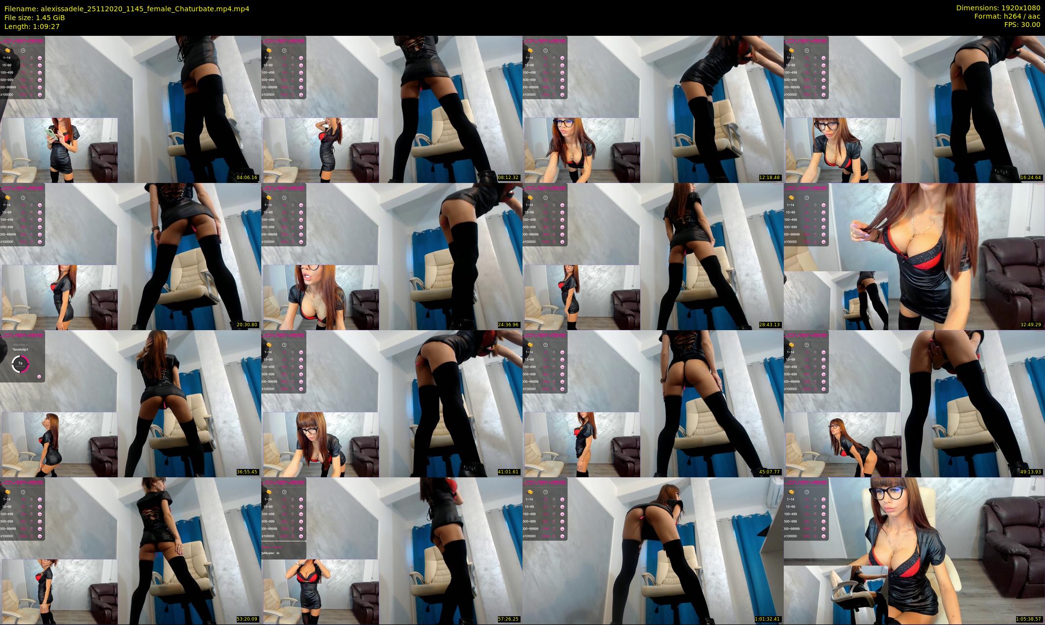 alexissadele — 70 minute Chaturbate female cam show recording, 1080p, Nov 25, 2020