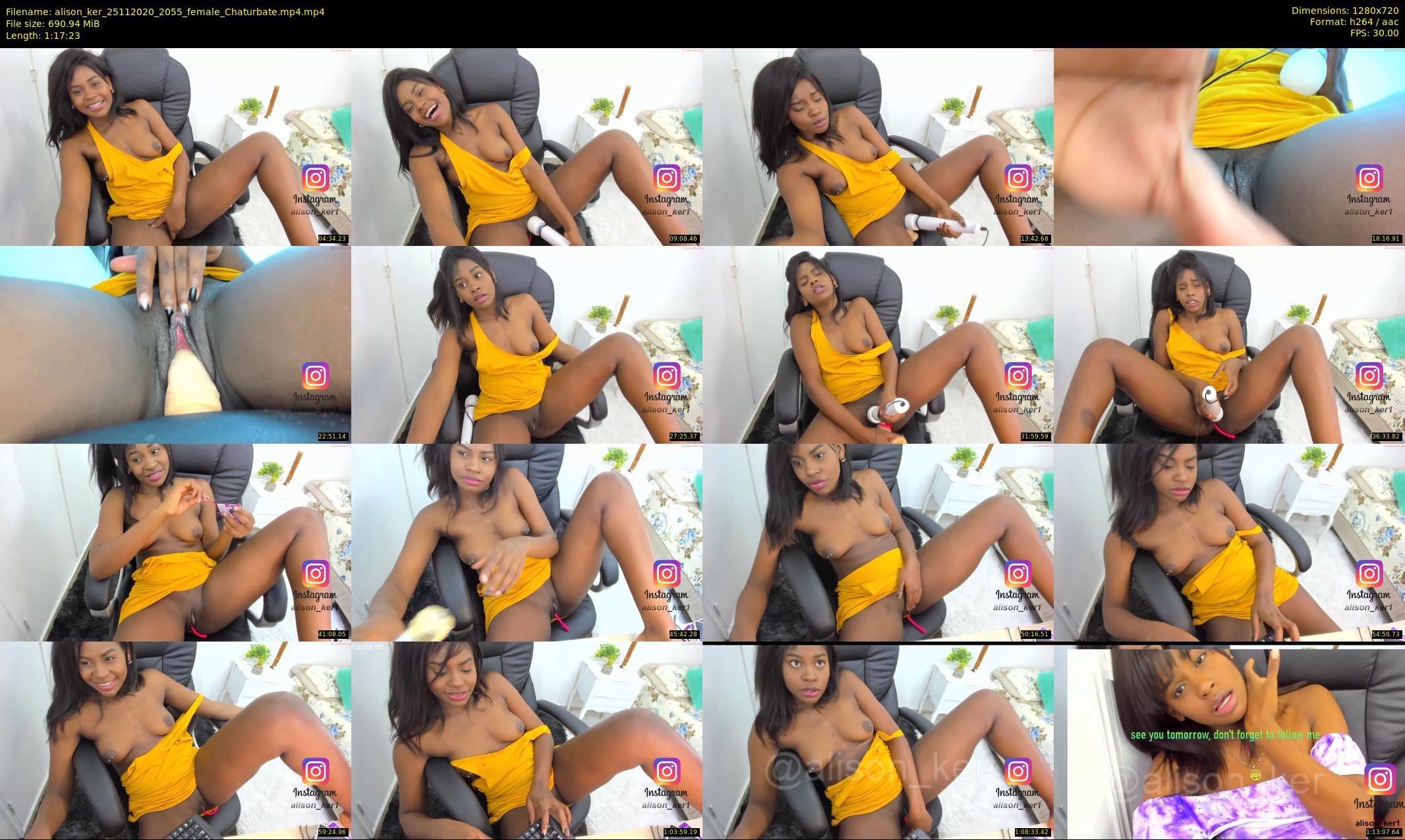 alison_ker — 78 minute Chaturbate female cam show recording, 720p, Nov 25, 2020