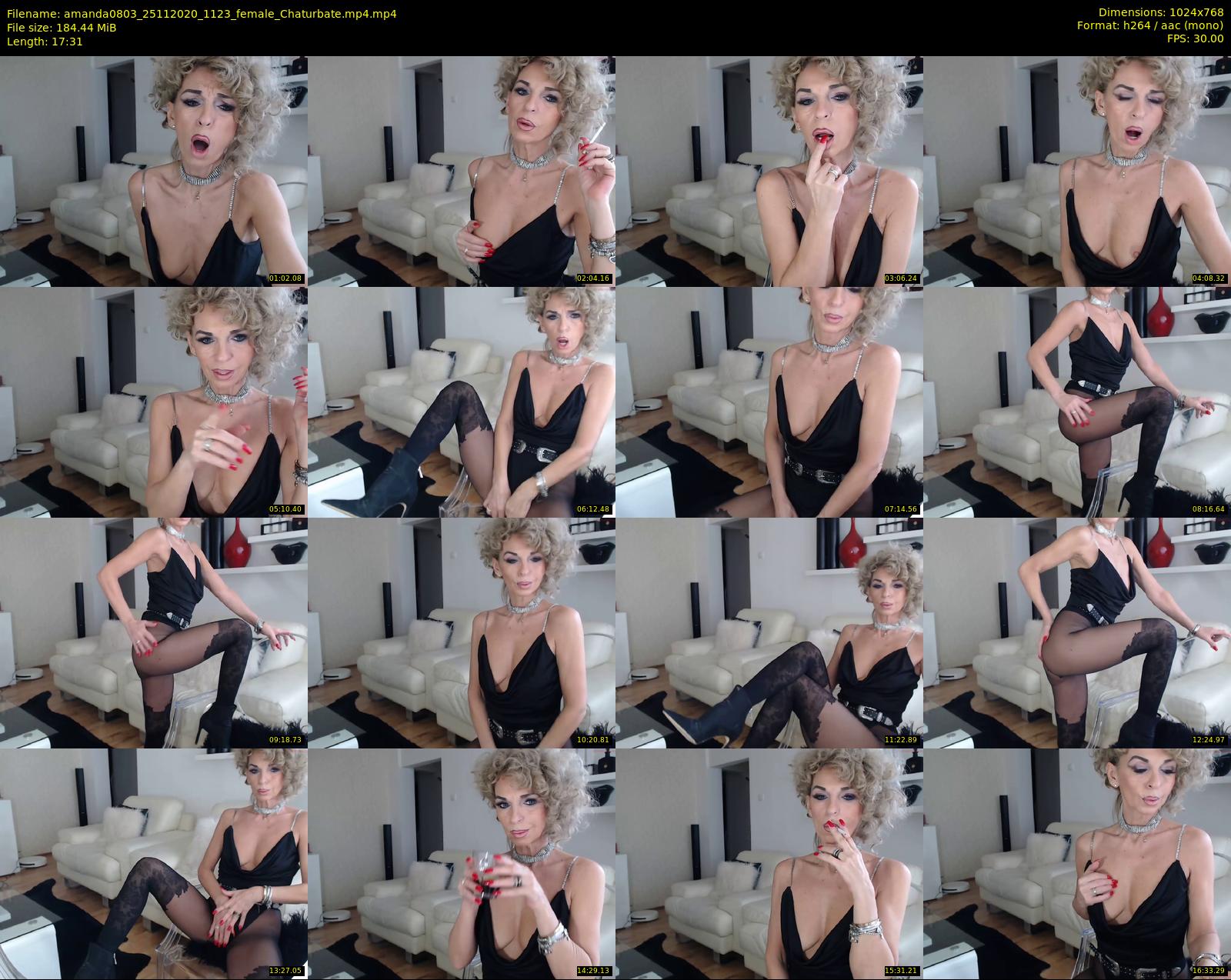 amanda0803 — 18 minute Chaturbate female cam show recording, 720p, Nov 25, 2020