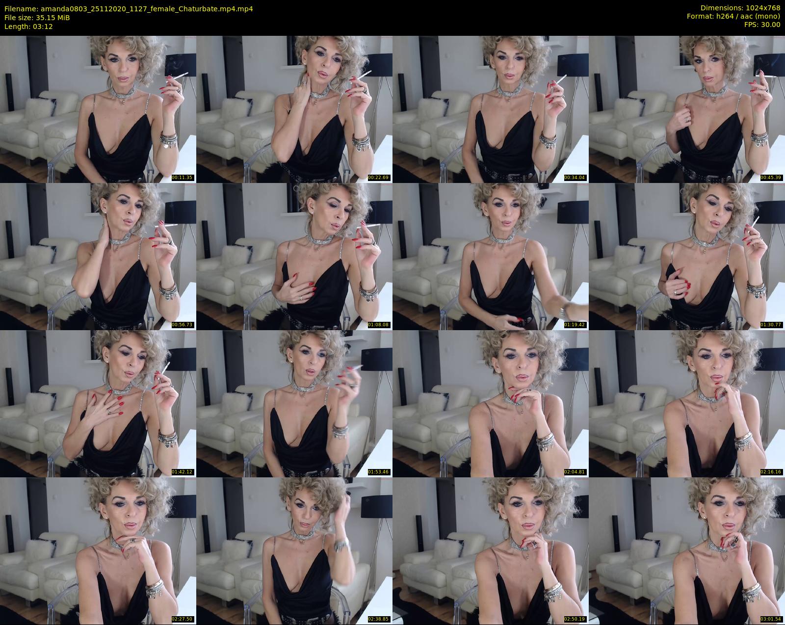 amanda0803 — 4 minute Chaturbate female cam show recording, 720p, Nov 25, 2020