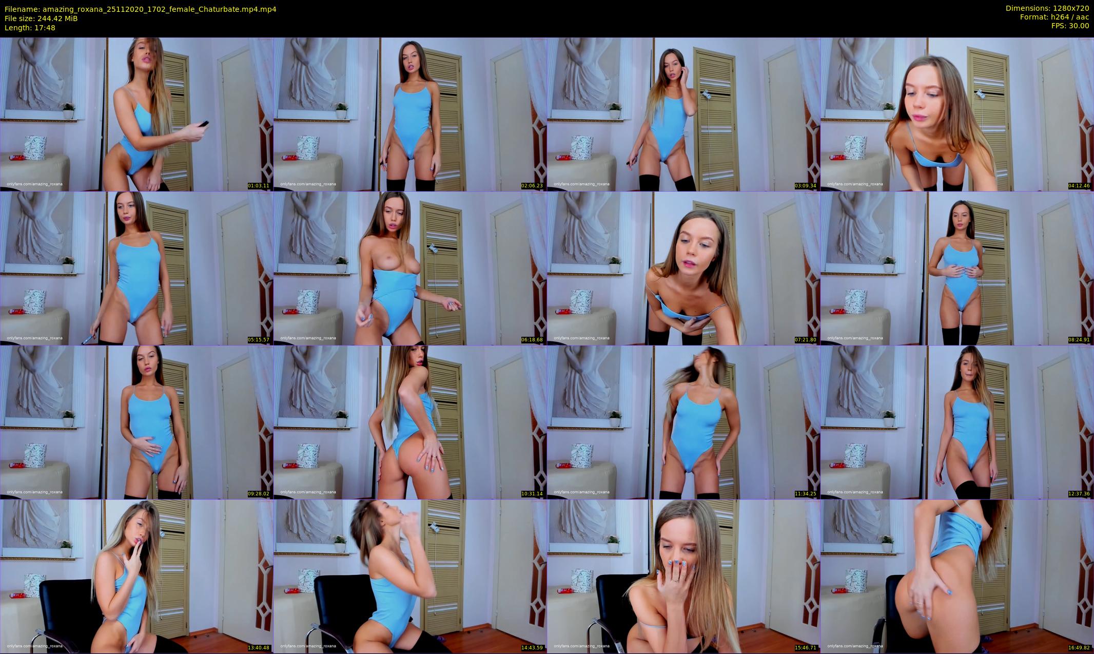 amazing_roxana — 18 minute Chaturbate female cam show recording, 720p, Nov 25, 2020
