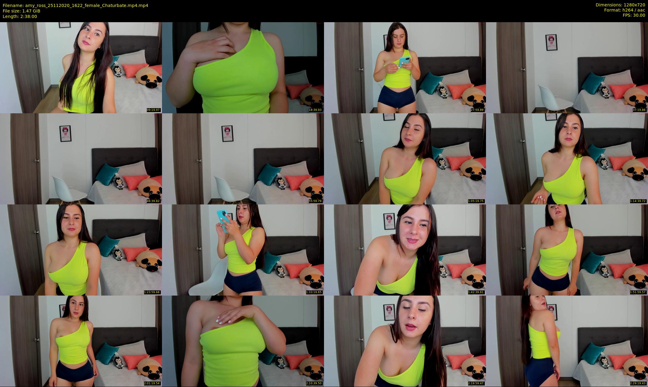 amy_ross — 158 minute Chaturbate female cam show recording, 720p, Nov 25, 2020