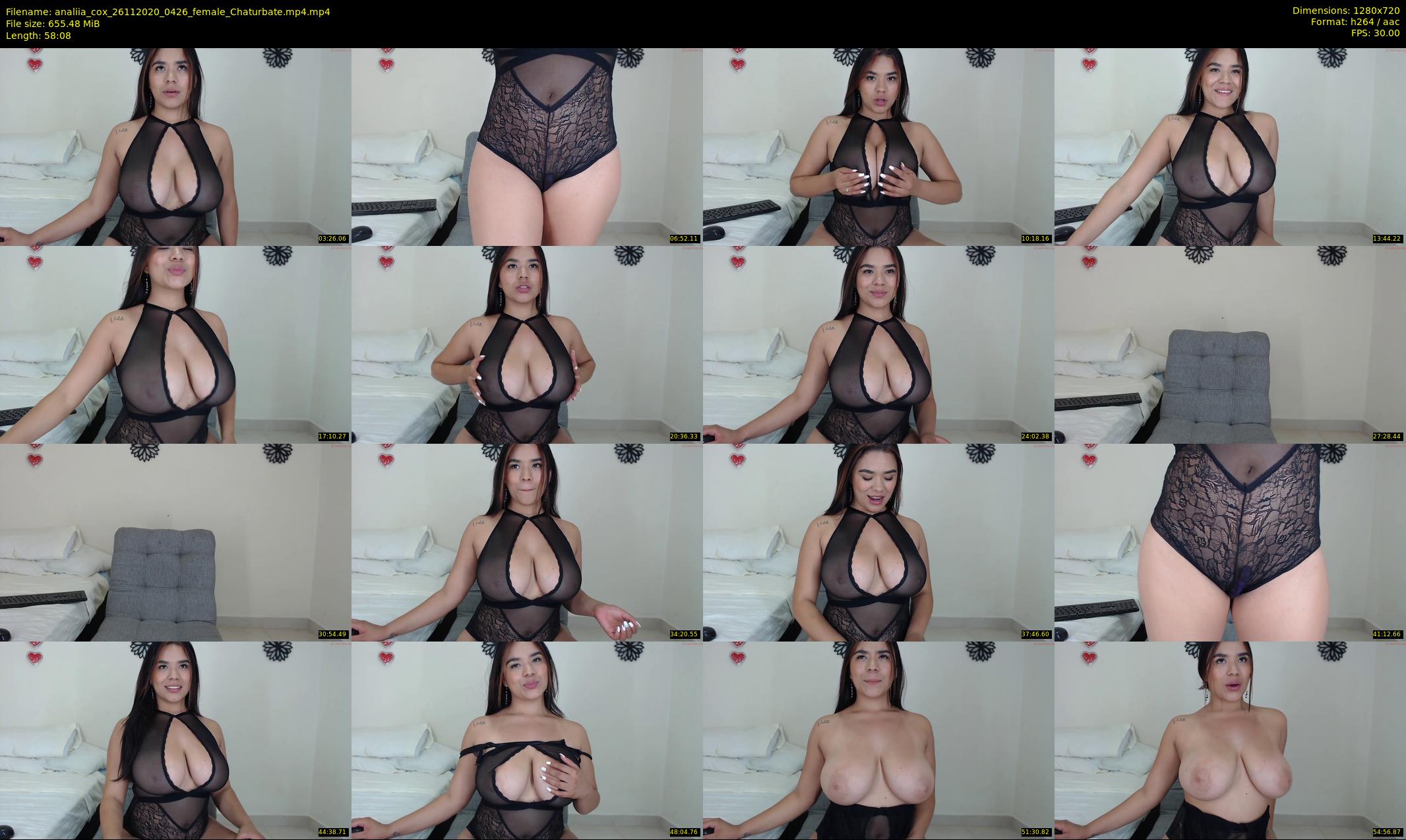 analiia_cox — 59 minute Chaturbate female cam show recording, 720p, Nov 26, 2020