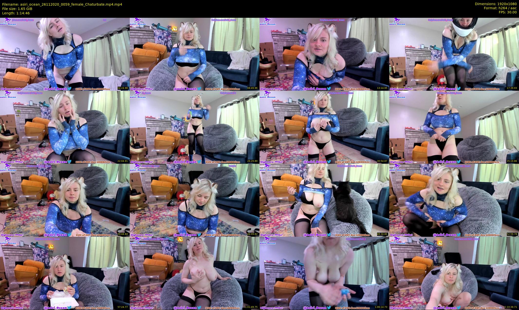 asiri_ocean — 75 minute Chaturbate female cam show recording, 1080p, Nov 26, 2020