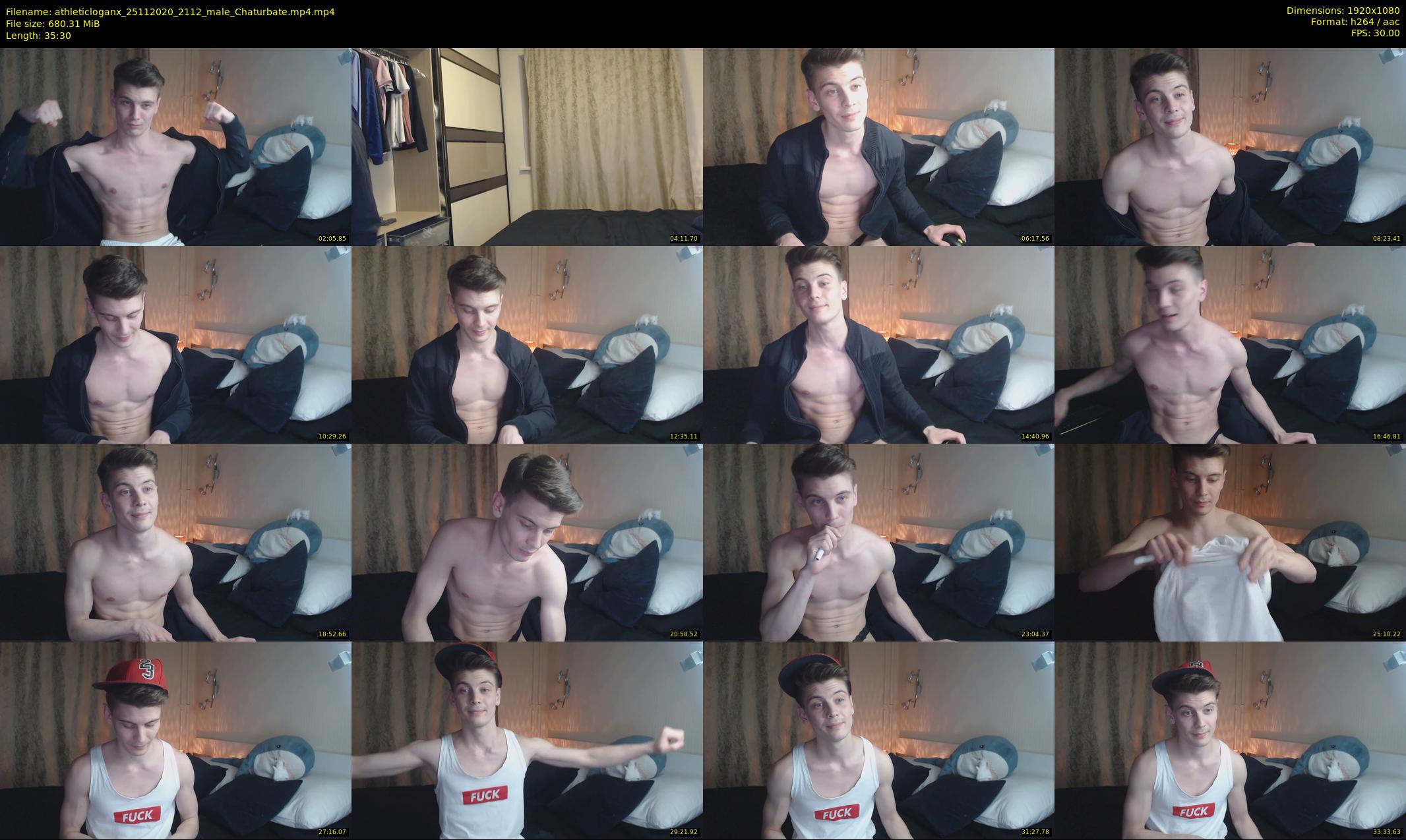 athleticloganx — 36 minute Chaturbate male cam show recording, 1080p, Nov 25, 2020