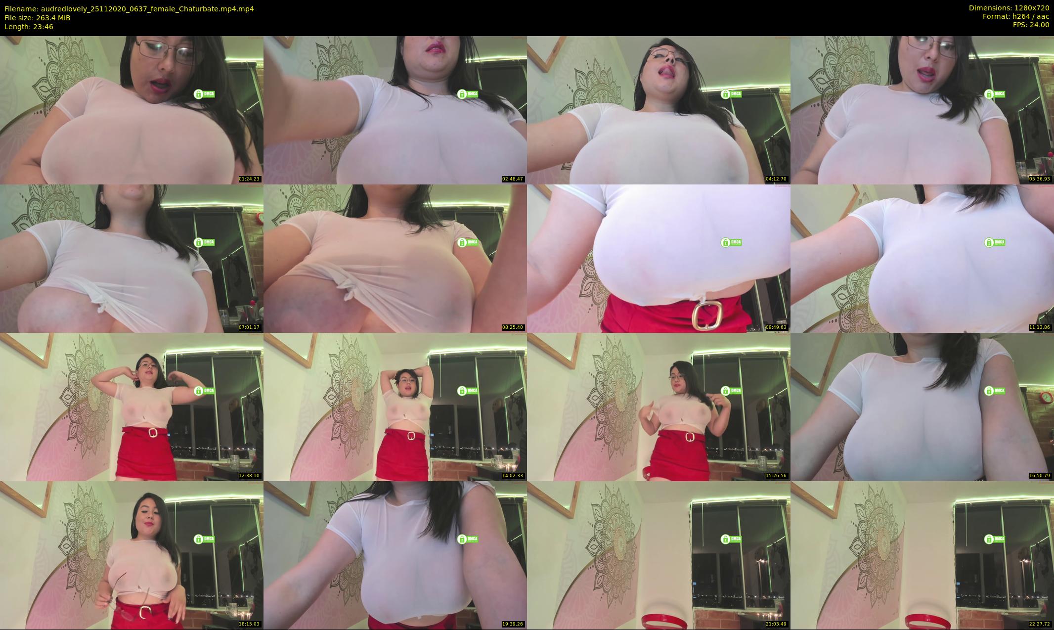 audredlovely — 24 minute Chaturbate female cam show recording, 720p, Nov 25, 2020