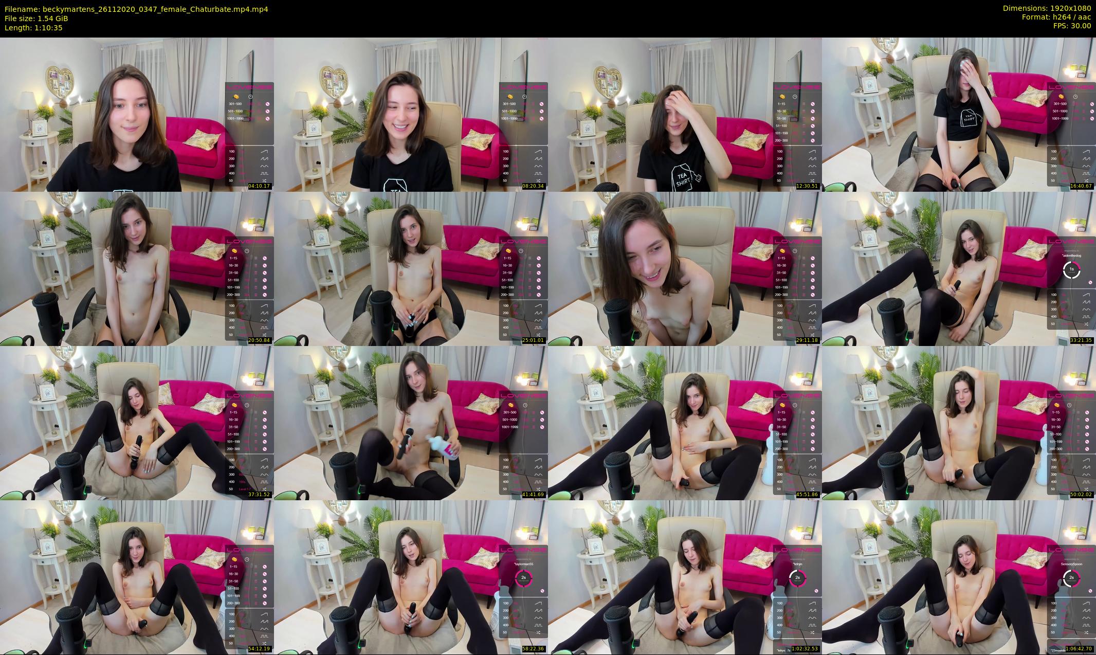 beckymartens — 71 minute Chaturbate female cam show recording, 1080p, Nov 26, 2020
