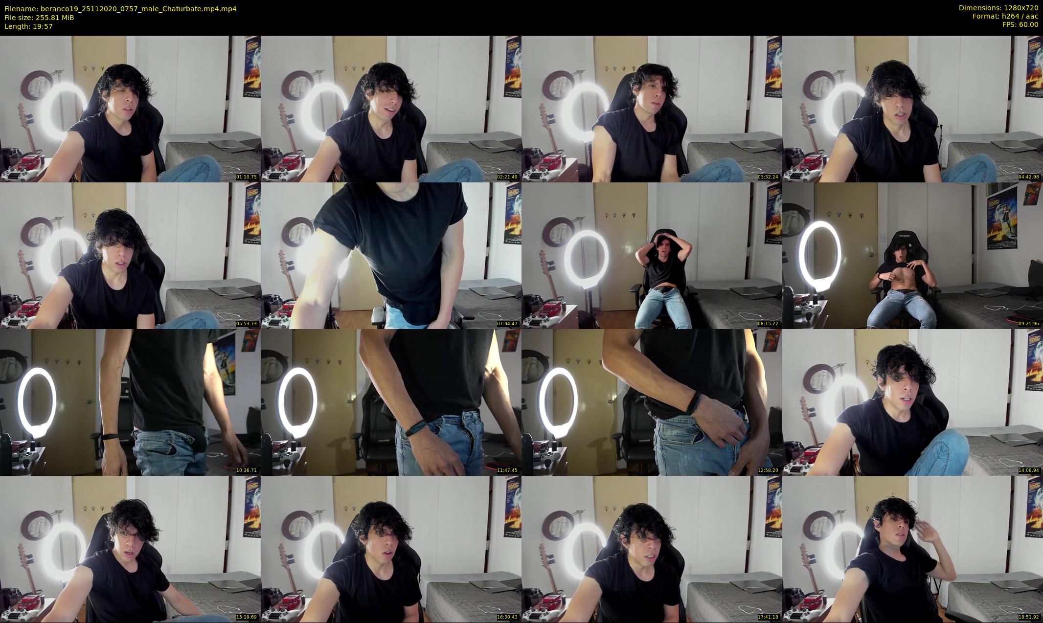 beranco19 — 20 minute Chaturbate male cam show recording, 720p, Nov 25, 2020