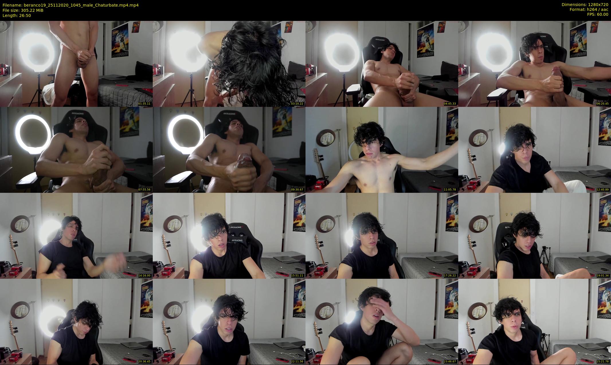 beranco19 — 27 minute Chaturbate male cam show recording, 720p, Nov 25, 2020