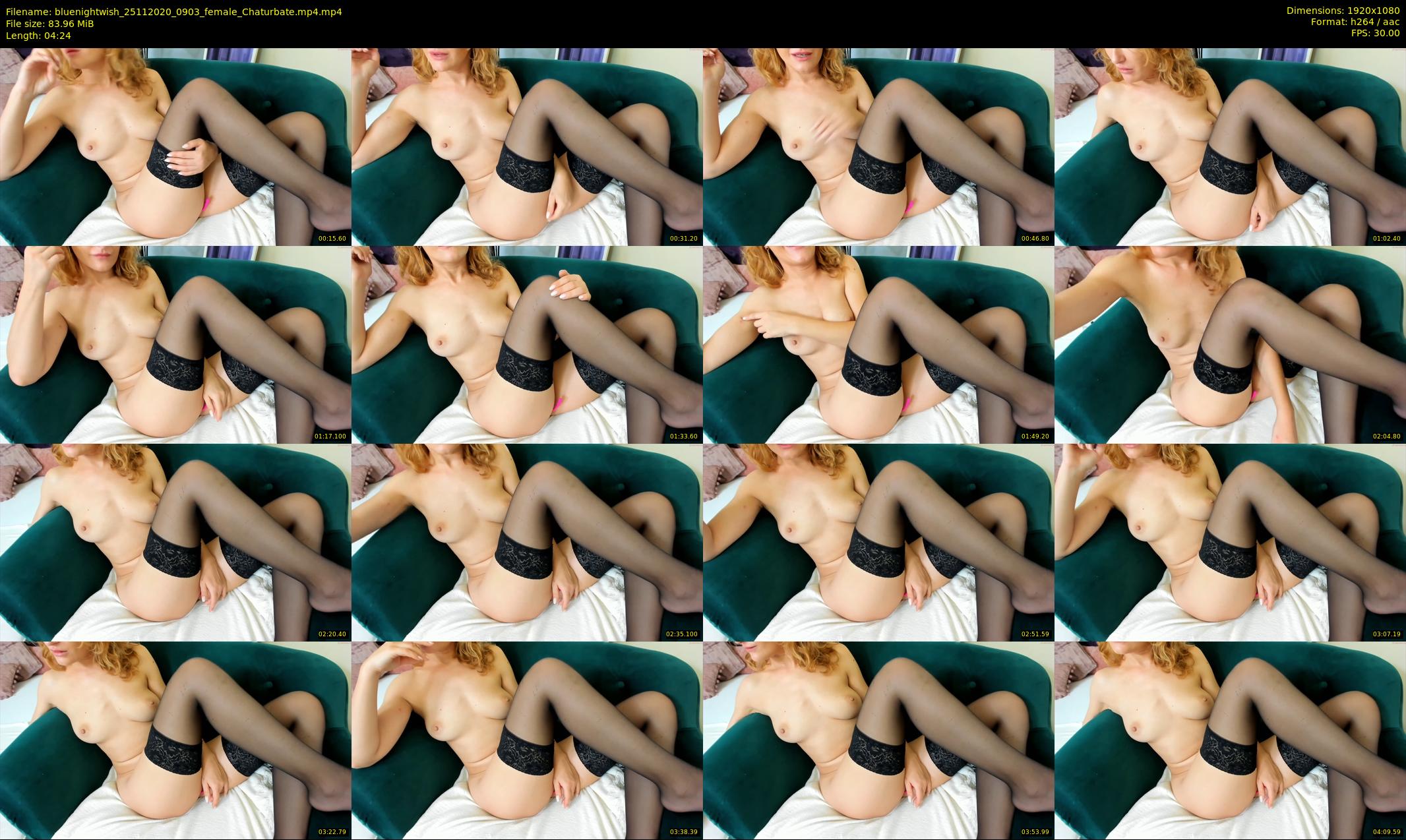 bluenightwish — 5 minute Chaturbate female cam show recording, 1080p, Nov 25, 2020