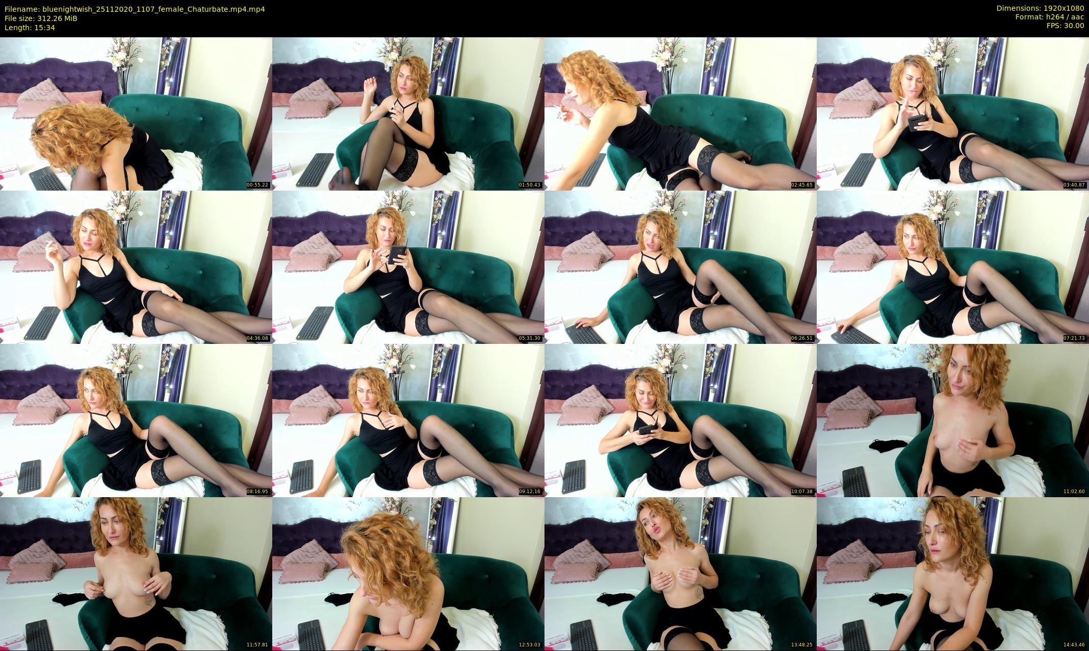 bluenightwish — 16 minute Chaturbate female cam show recording, 1080p, Nov 25, 2020