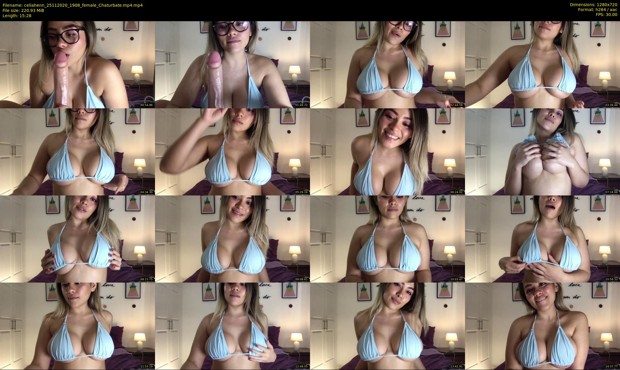 celiahenn — 16 minute Chaturbate female cam show recording, 720p, Nov 25, 2020
