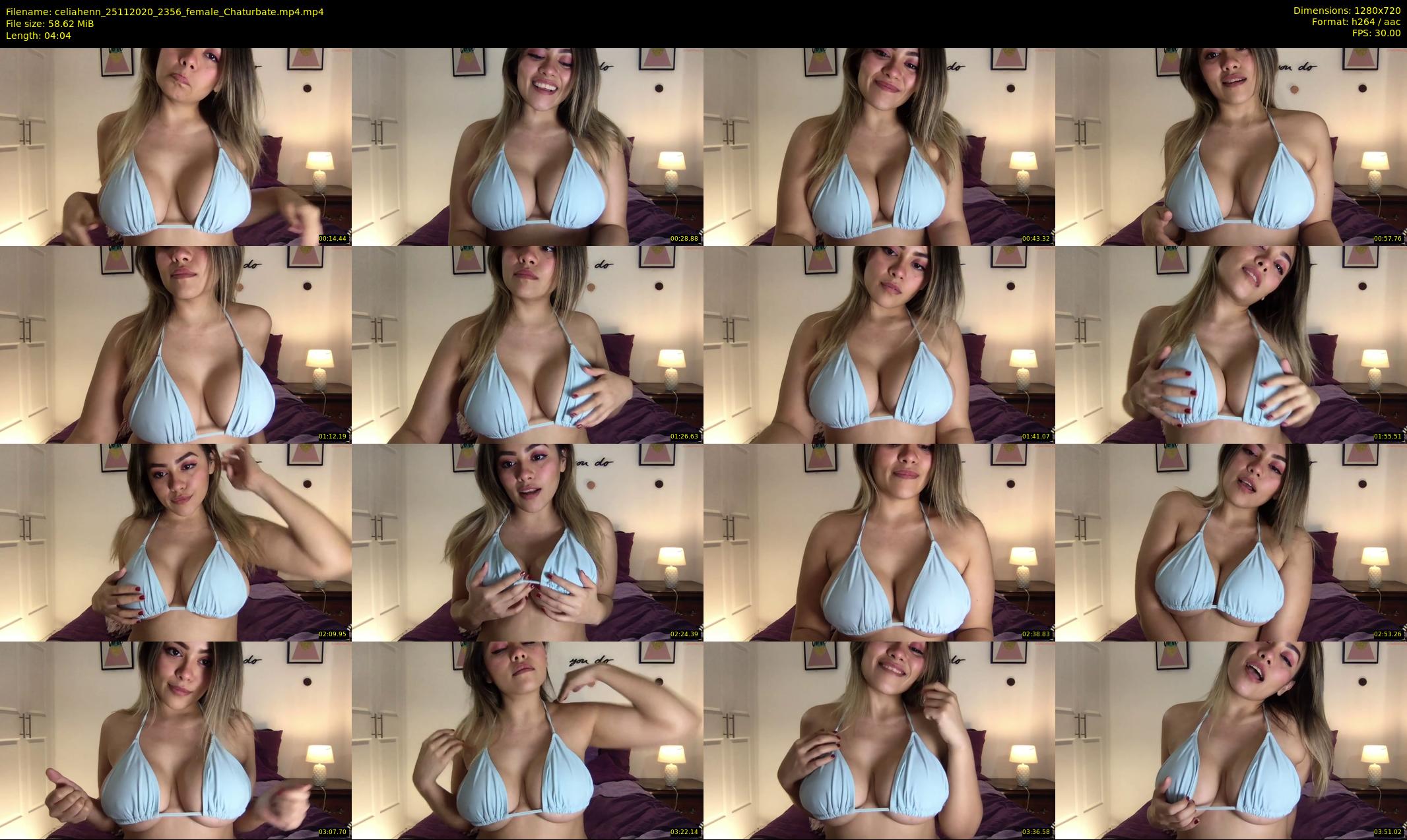 celiahenn — 5 minute Chaturbate female cam show recording, 720p, Nov 25, 2020