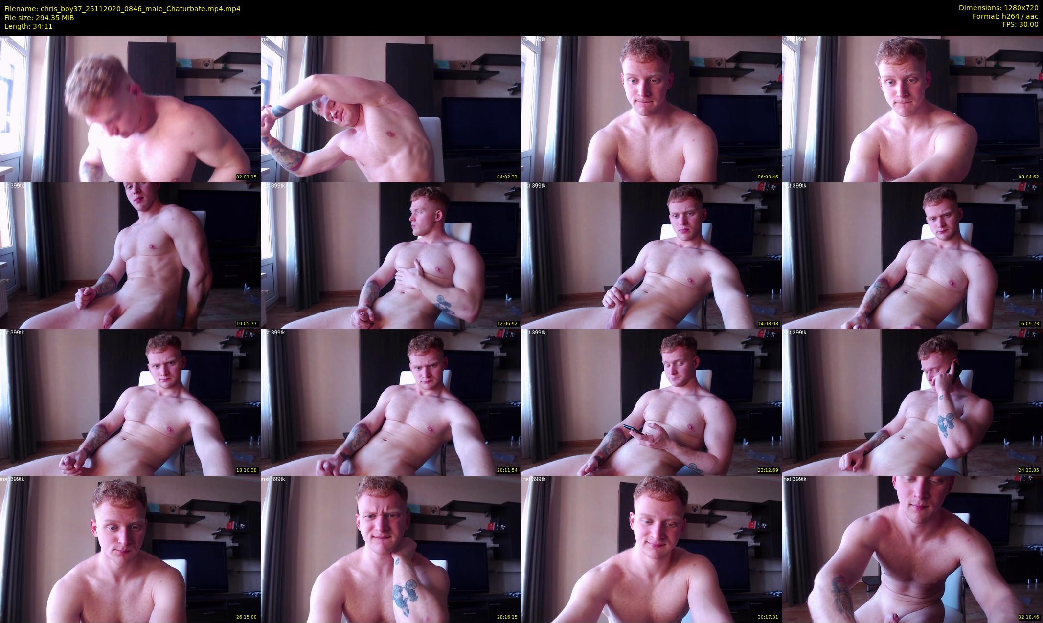 chris_boy37 — 35 minute Chaturbate male cam show recording, 720p, Nov 25, 2020