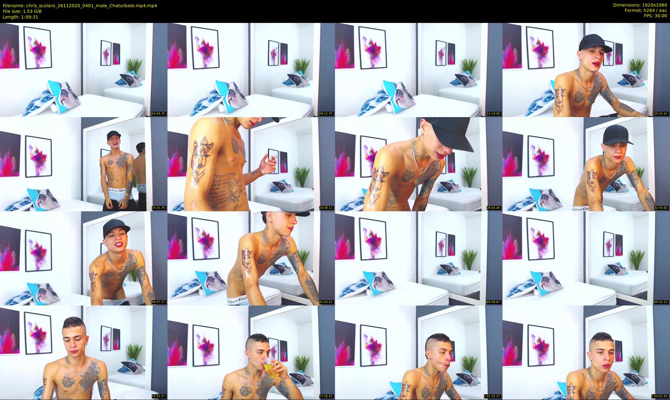 chris_scolaro — 70 minute Chaturbate male cam show recording, 1080p, Nov 26, 2020